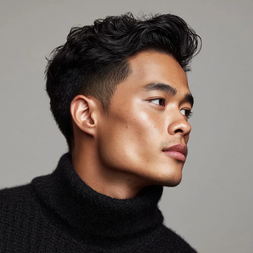 Men’s haircut and grooming at Muse Hawaii Salon, a top-rated hair salon near Waipahu.