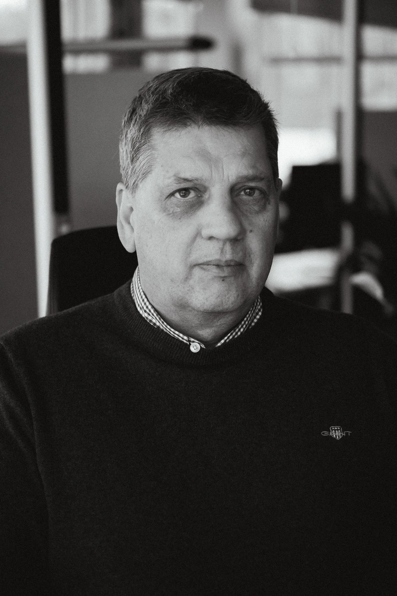 Profilbild av en person i silhuett