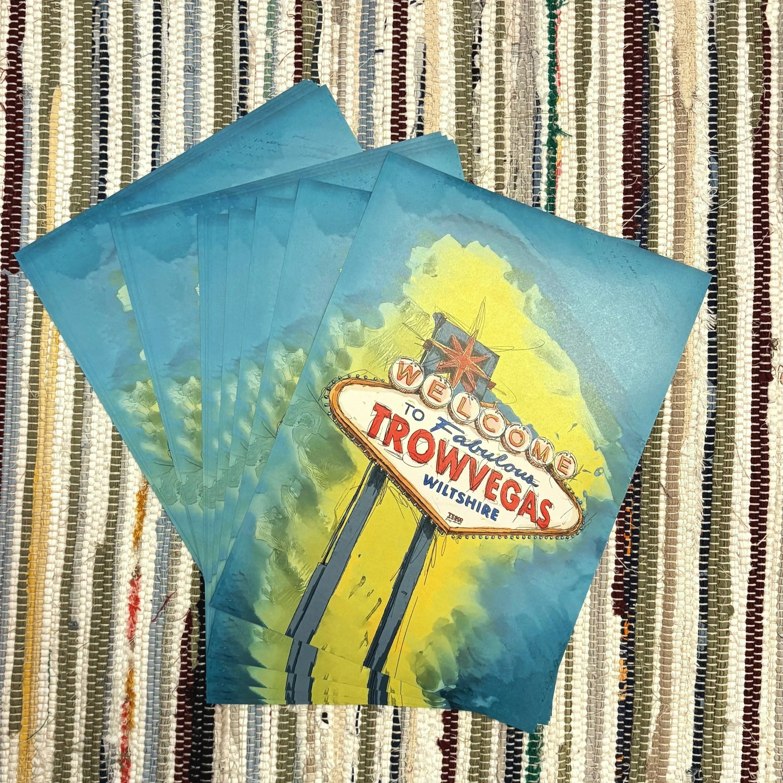 Now in stock, TrowVegas prints A4 only £12