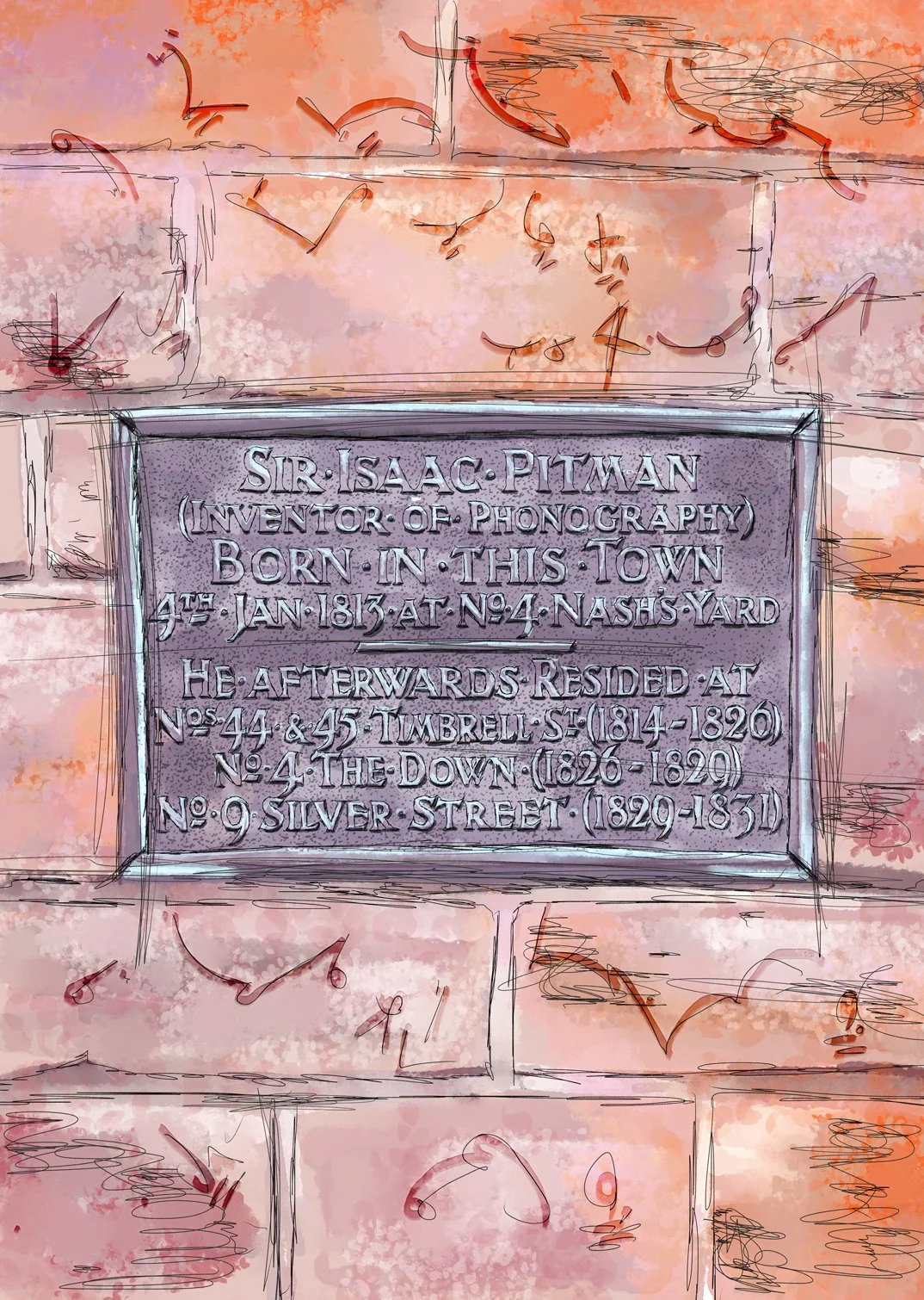 Quirky Trowbridge Street Signs – Illustrated Prints and Postcards