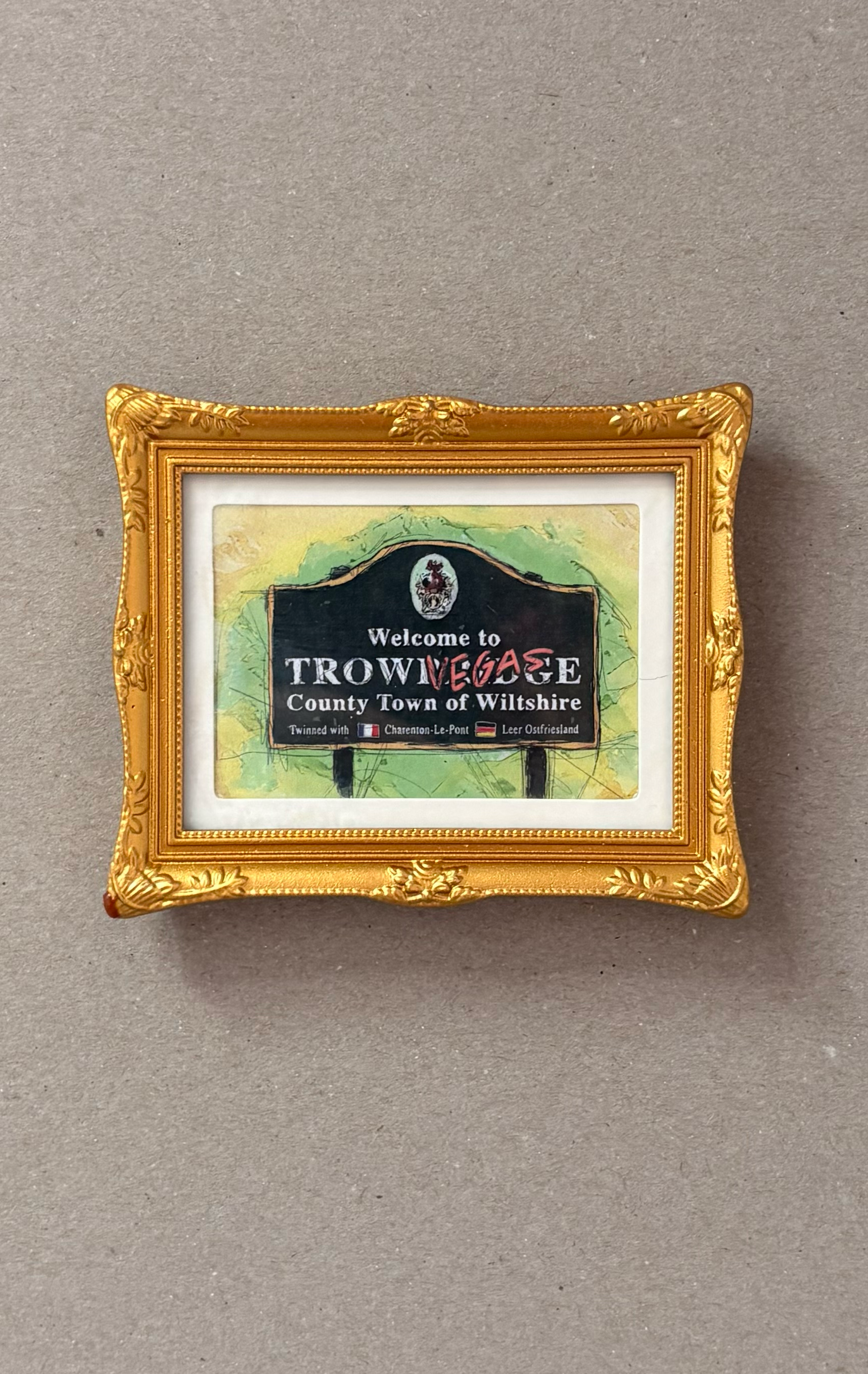 TrowVEGAS sign collectable magnet