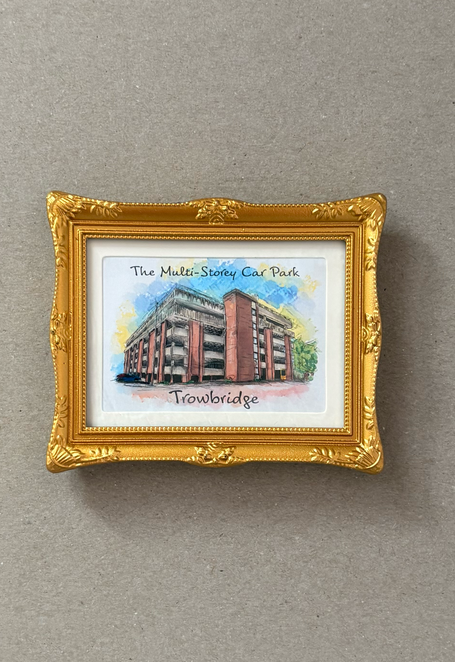The Multi-Storey Car Park Trowbridge collectable magnet