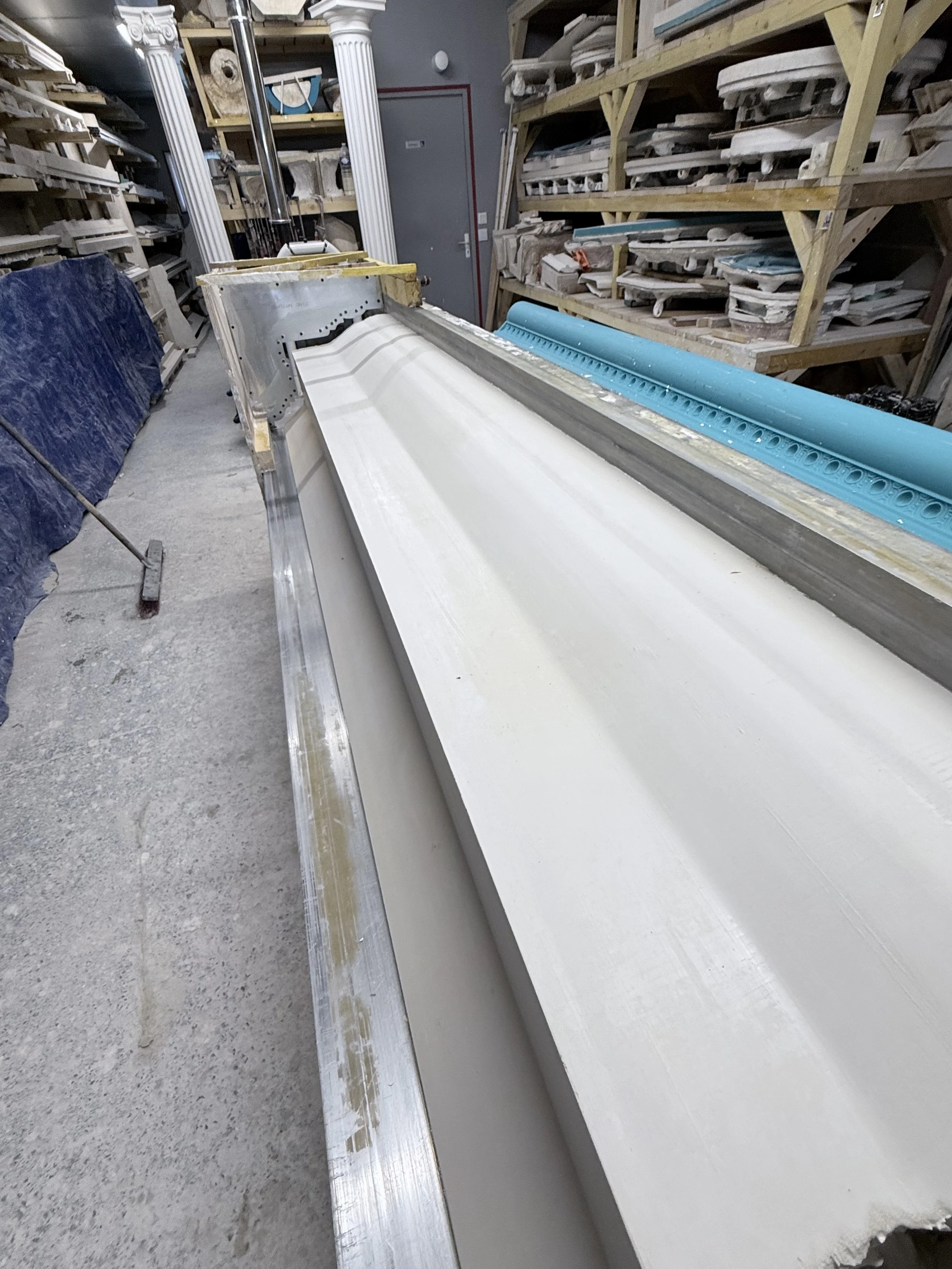 Fabrication d’une corniche