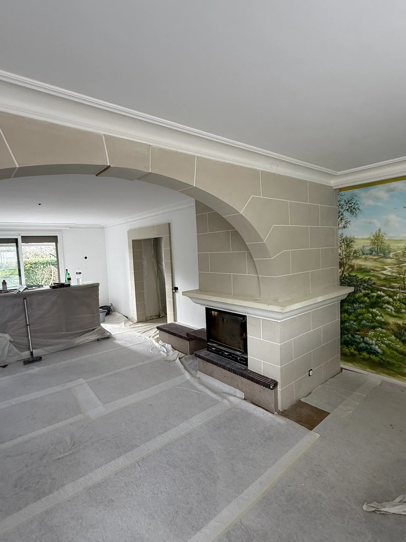 enduit en stuc pierre