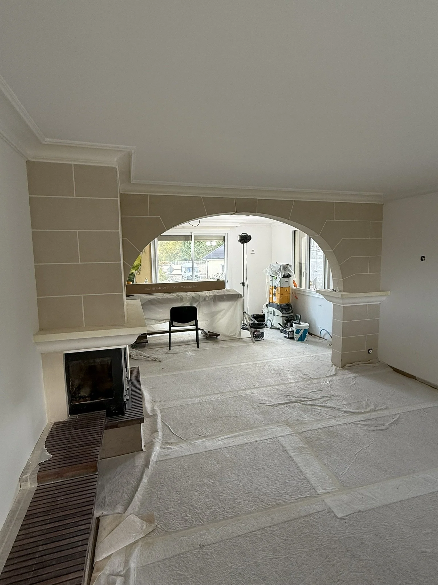 enduit en stuc pierre