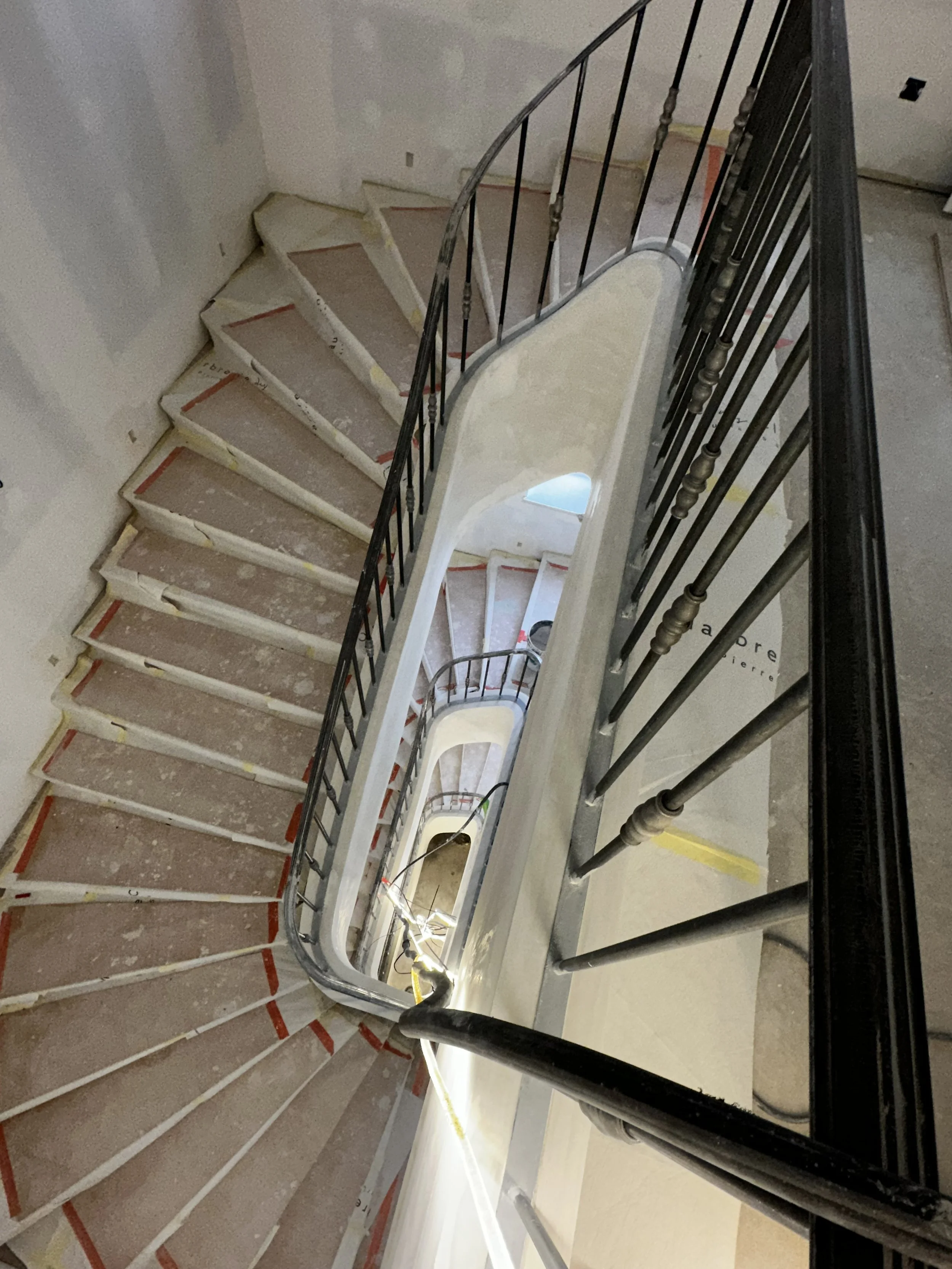 Rénovation d'un limon d'escalier