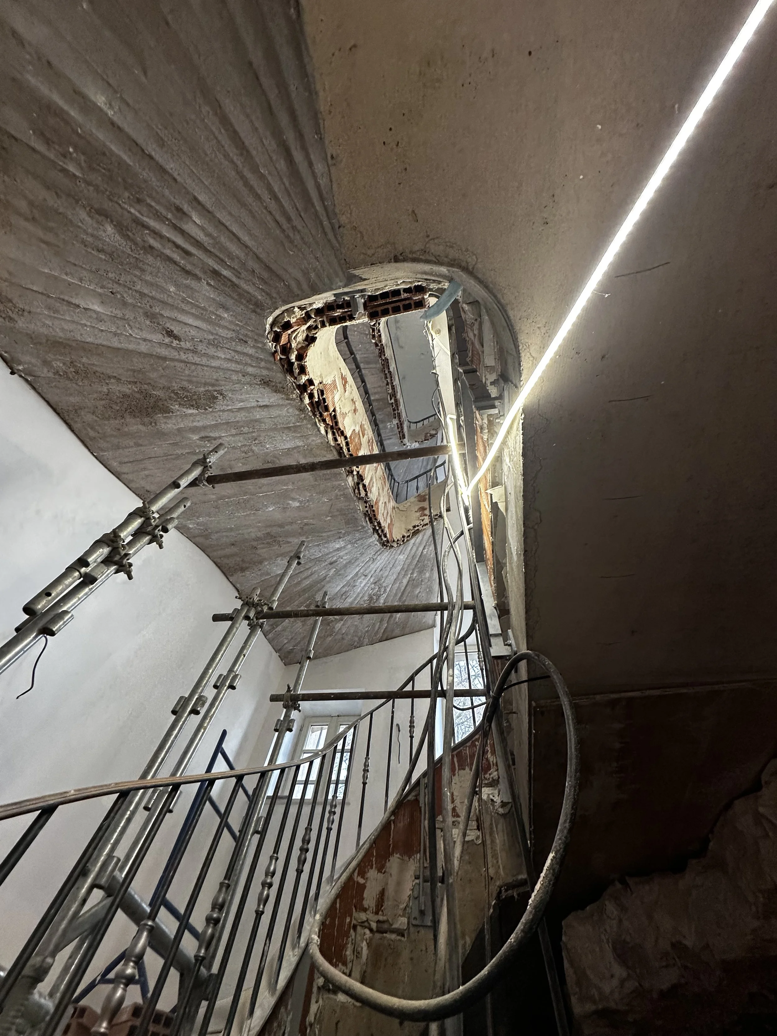 Rénovation d'un limon d'escalier