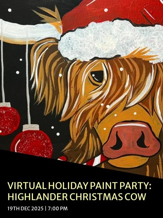 Special Holiday Virtual Event! Only $20 per household! A supplies list and Zoom link will be provided after registration.

For tickets and details, visit TJ&rsquo;s Paint Parties on AllEvents! ➡️ Link: https://allevents.in/online/virtual-holiday-pain