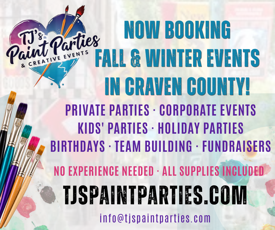 TJPP Now Booking Fall &amp; Winter Paint Parties in New Bern, NC
