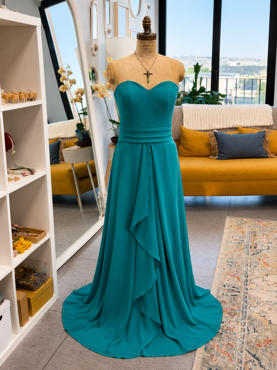 Vestido de fiesta largo Esperanza García