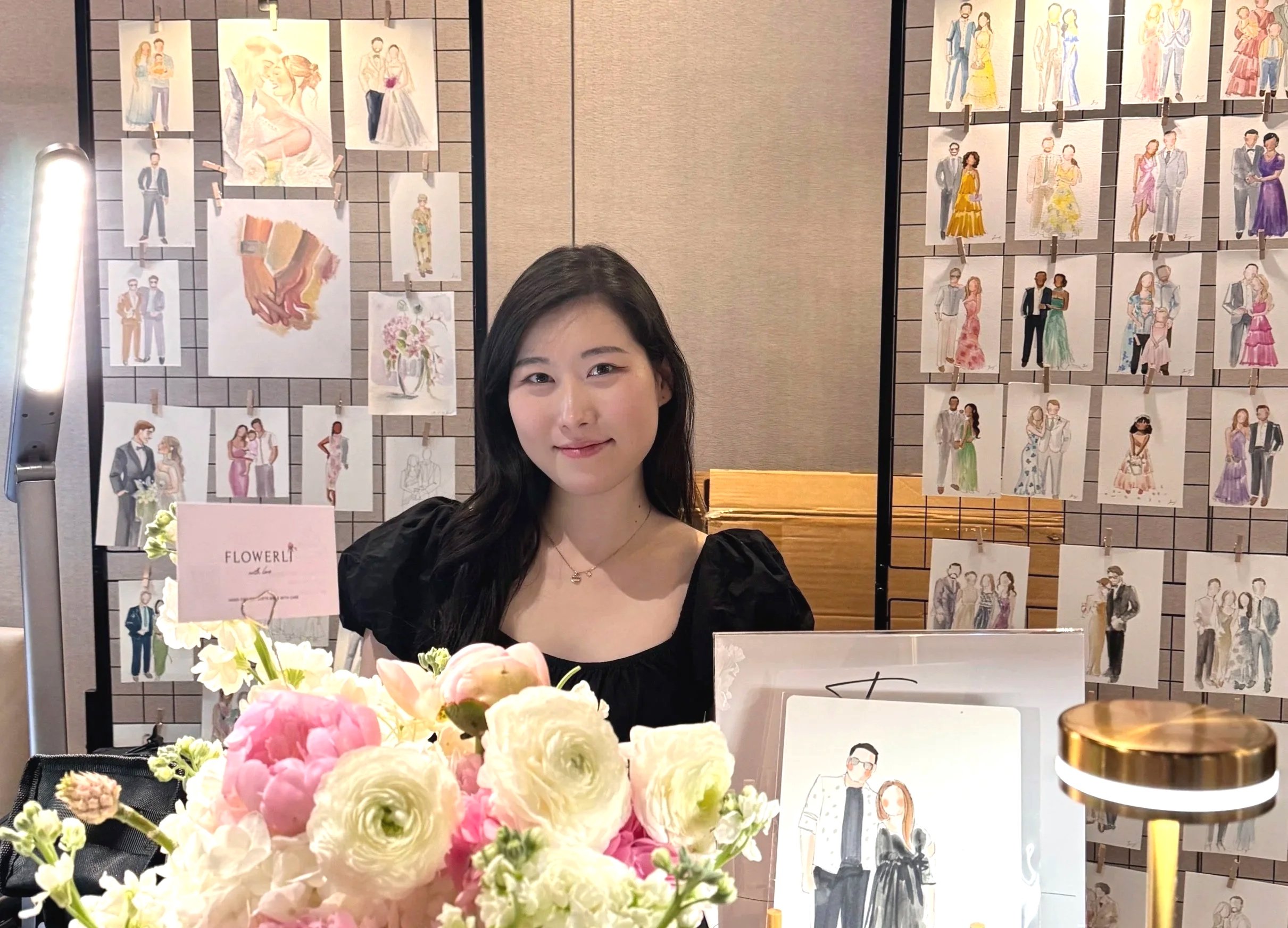 Founder and Artist behind Live Art by Liz