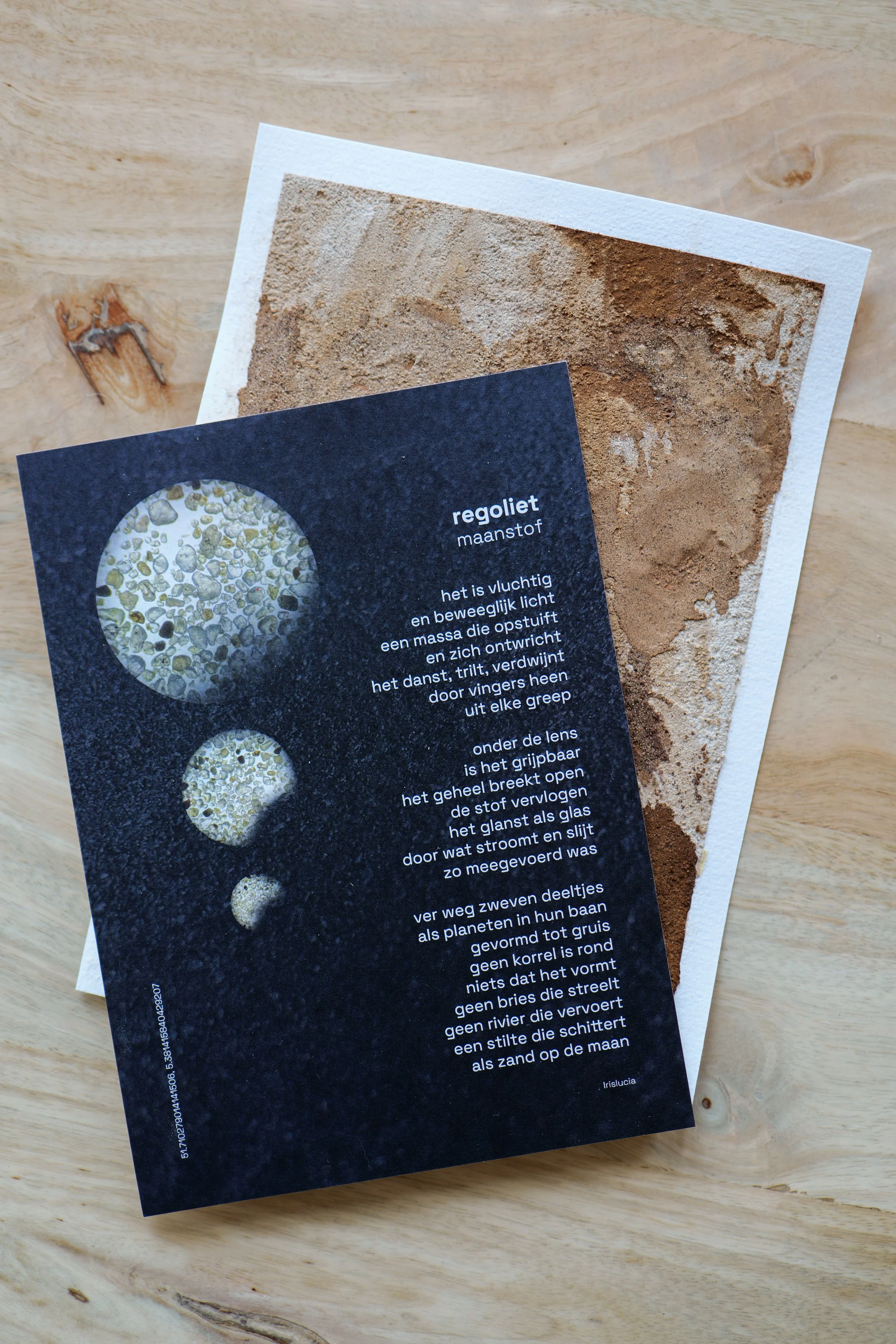 regoliet maanstof print en schilderij productfoto