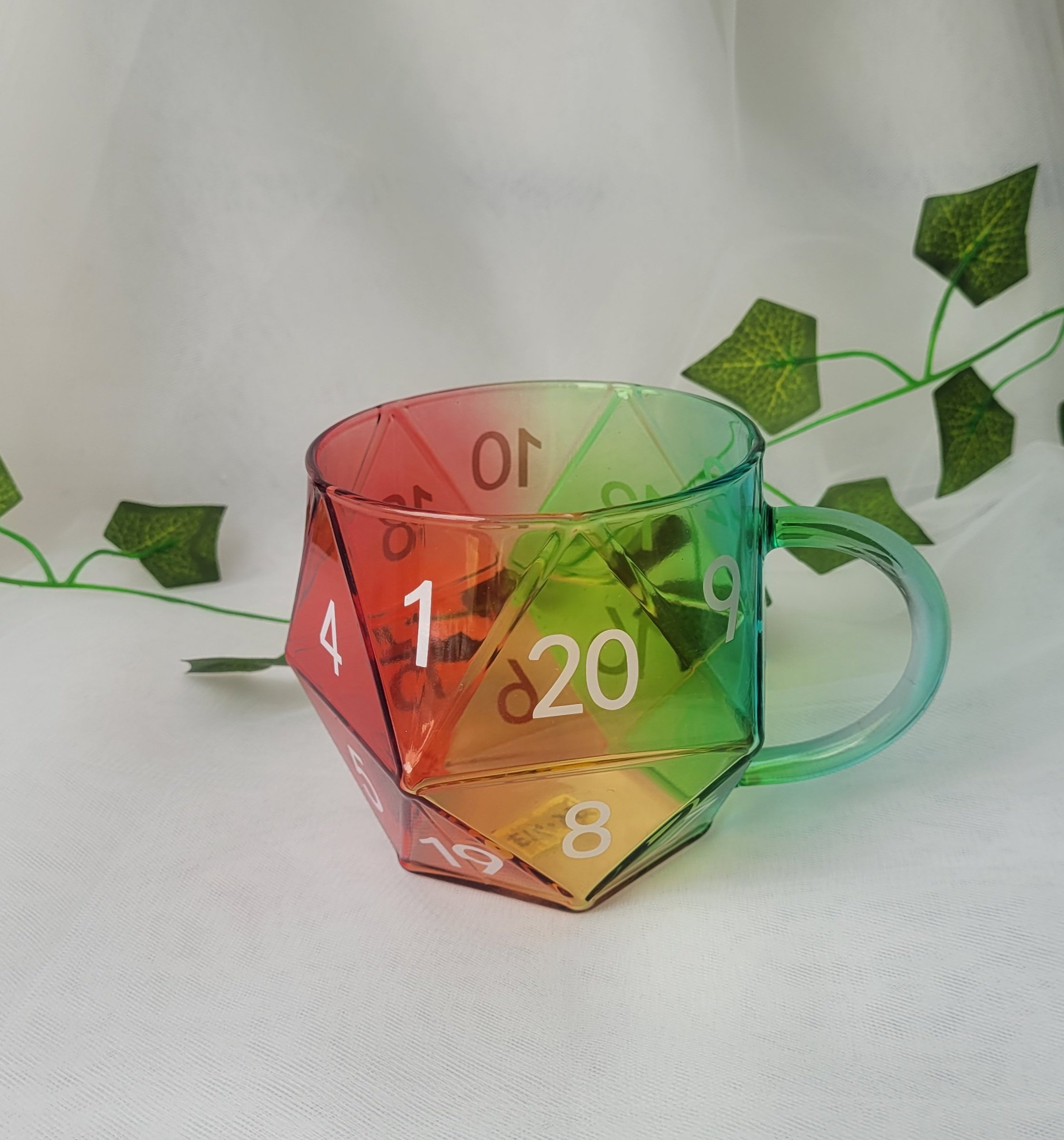 D&D Dice Glass Mug