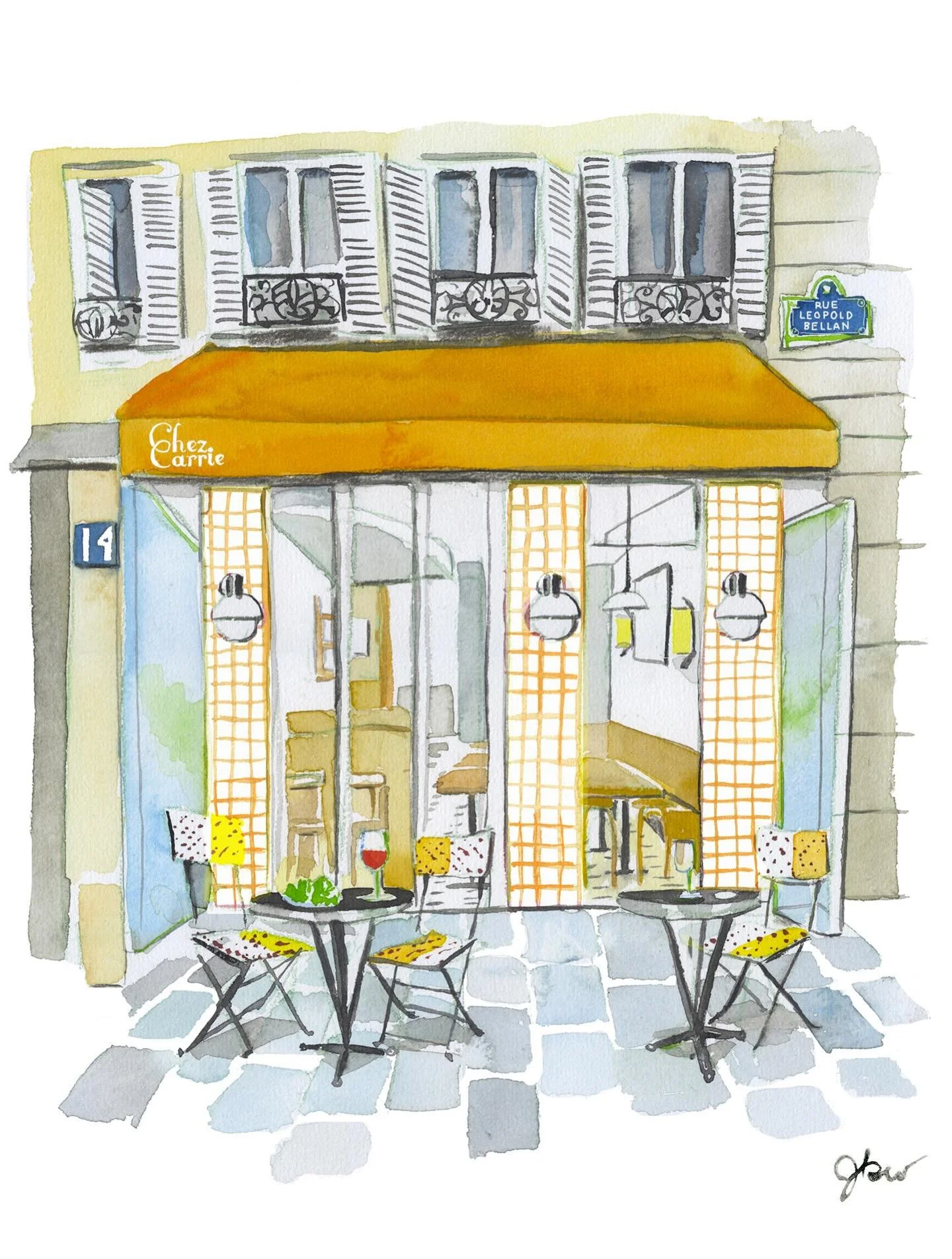 Ce jeudi, cours de peinture d&rsquo;aquarelle Chez Carrie with @jessiekanelosweiner, viens peindre une nature morte de saison avec nous ! 16:30-18:30