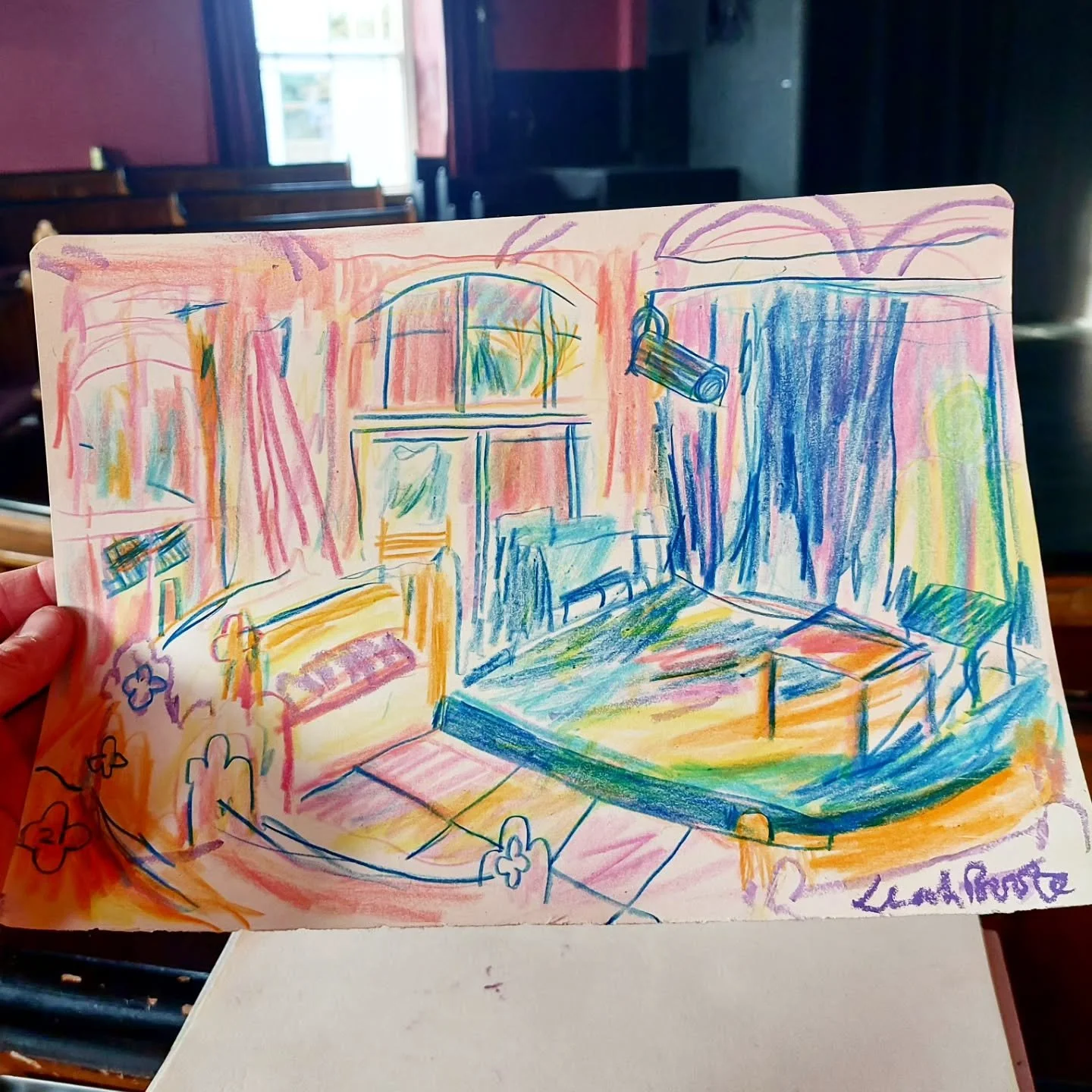 A quick snippet from today's adventures at the Tolman centre in Constantine :)

#leahbooteillustration