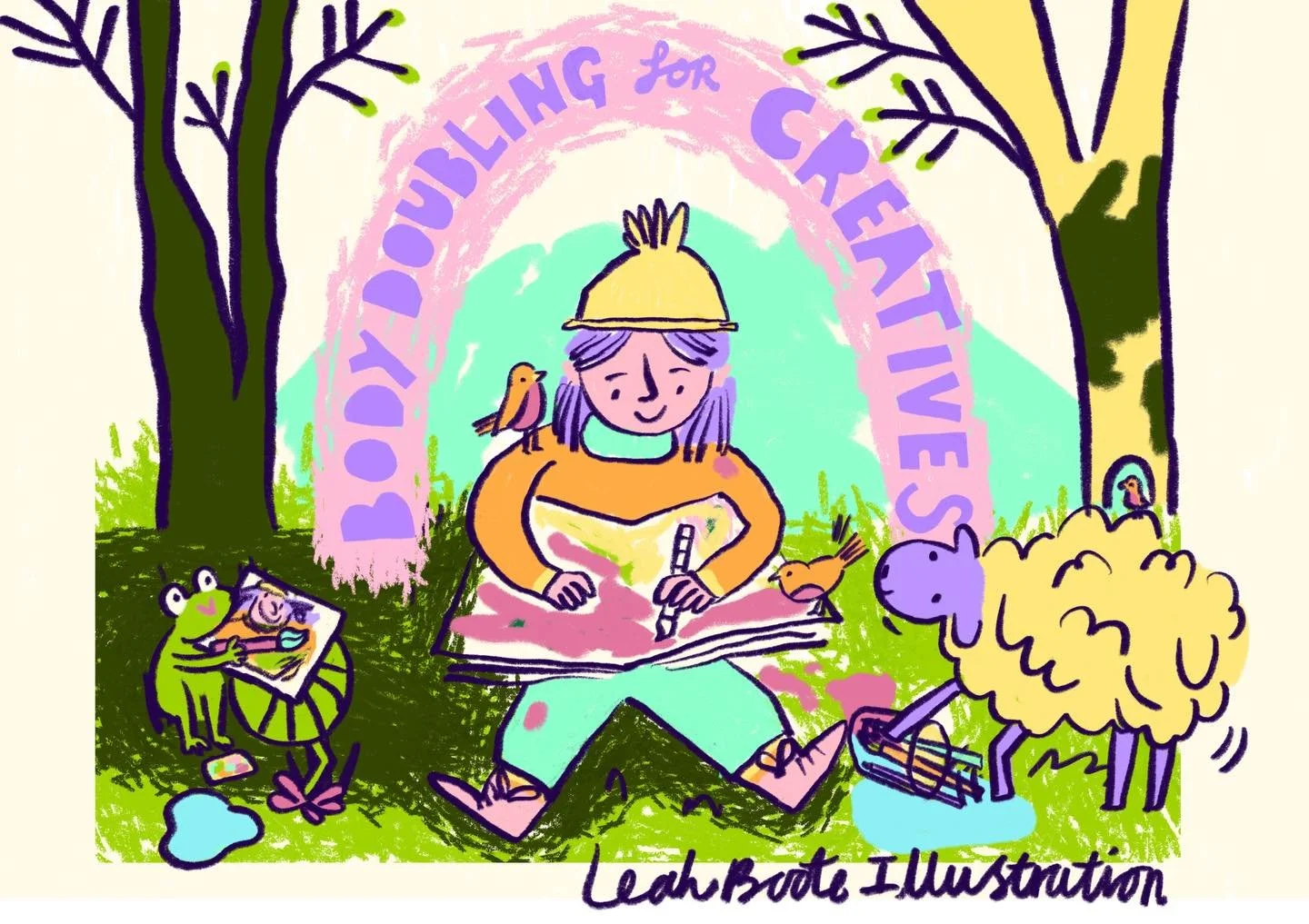 Hello, Happy Sunday!🌻

My first Body Doubling for Creatives video is here! I&rsquo;m now on Substack hurrah. I haven&rsquo;t figured it all out yet but the video is there, link in my bio!
I&rsquo;d really love to know what people think. 😂🫠 Runs aw