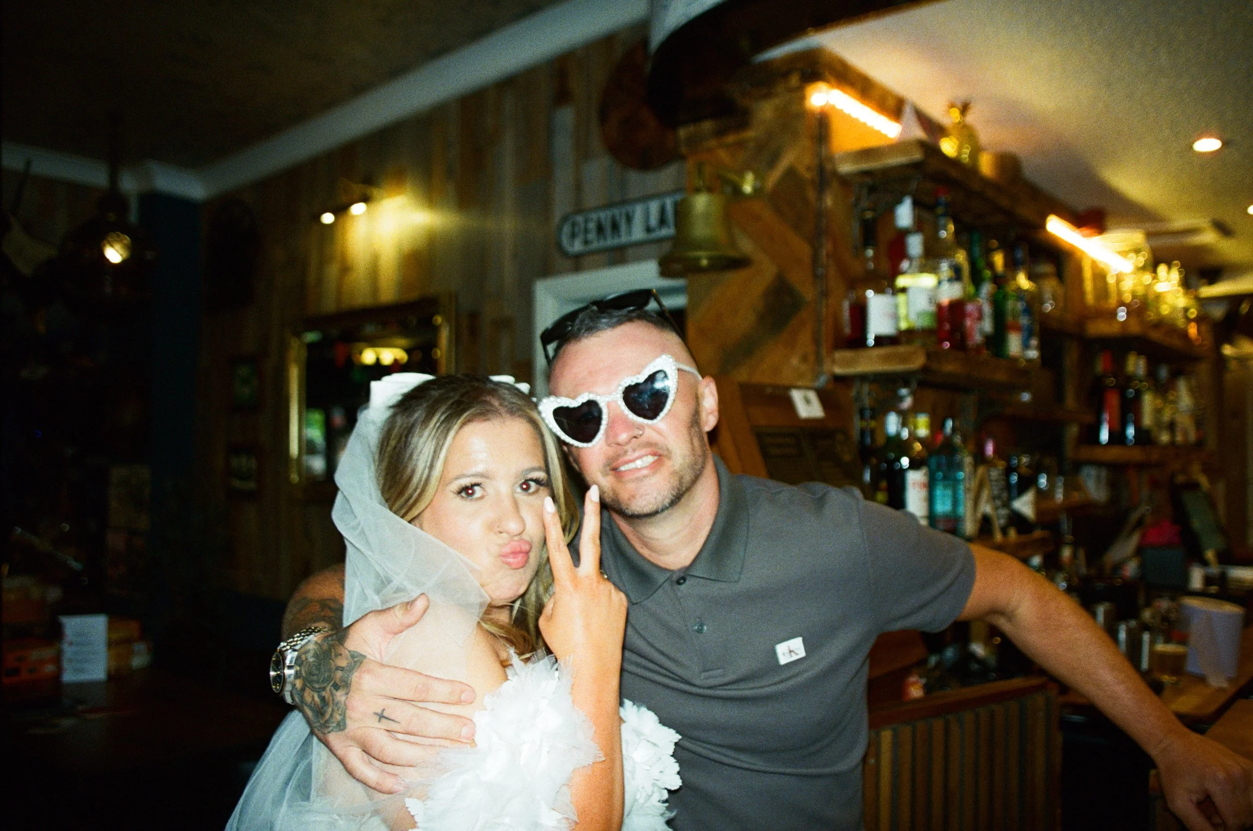 Wedding party at The Neptune Pub, chesterfield