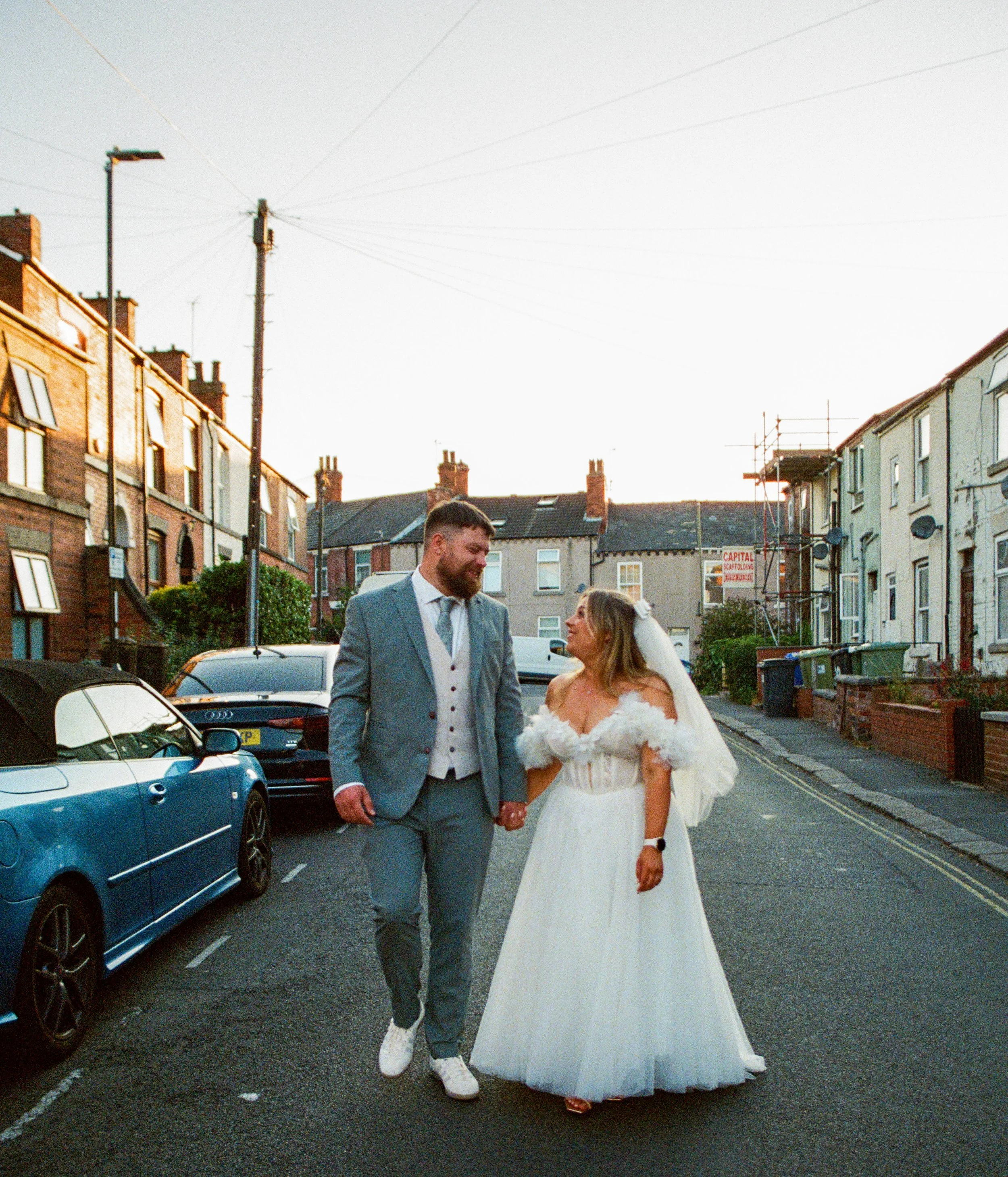Wedding party at Chesterfield