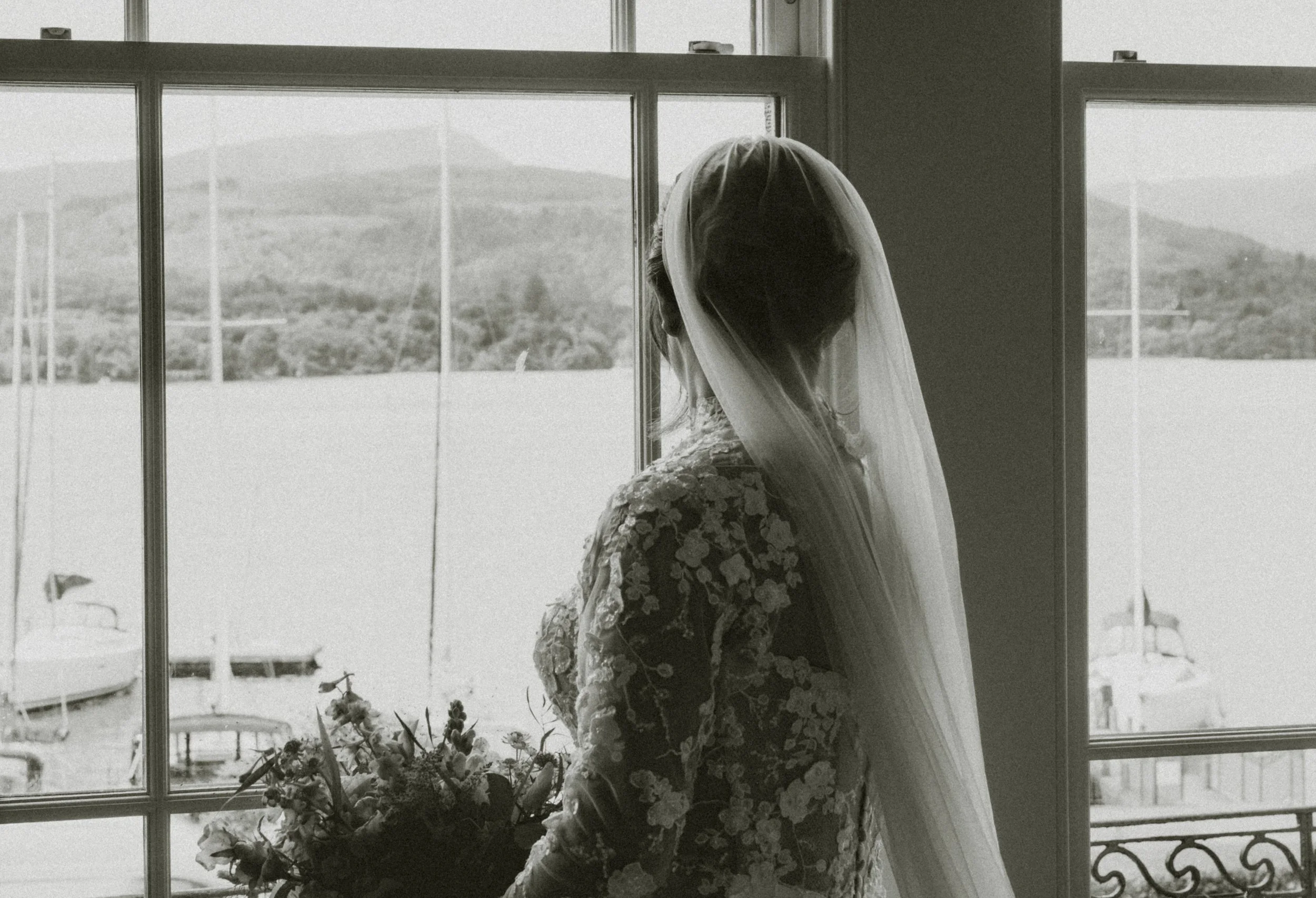 Wedding at low wood bay, lake district