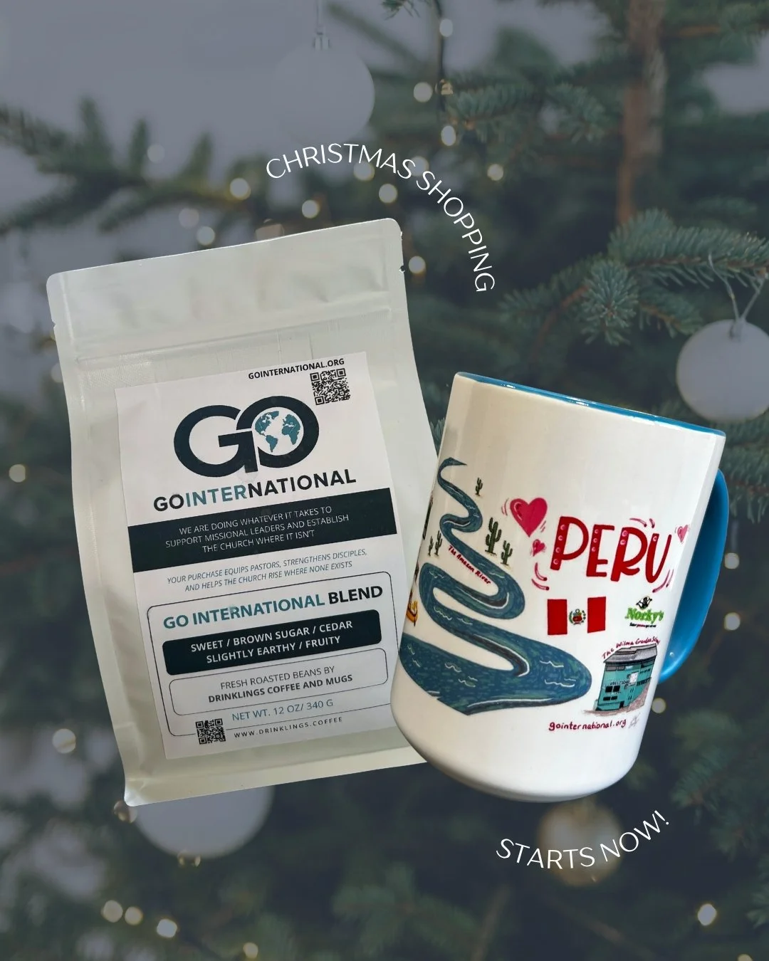 Looking for Christmas gifts already? We've got you covered!

☕ Coffee for the coffee lovers 
🌍 Mugs for the world travelers
And hope for the communities we love and serve because every purchase equips pastors, strengthens disciples, and helps the Ch