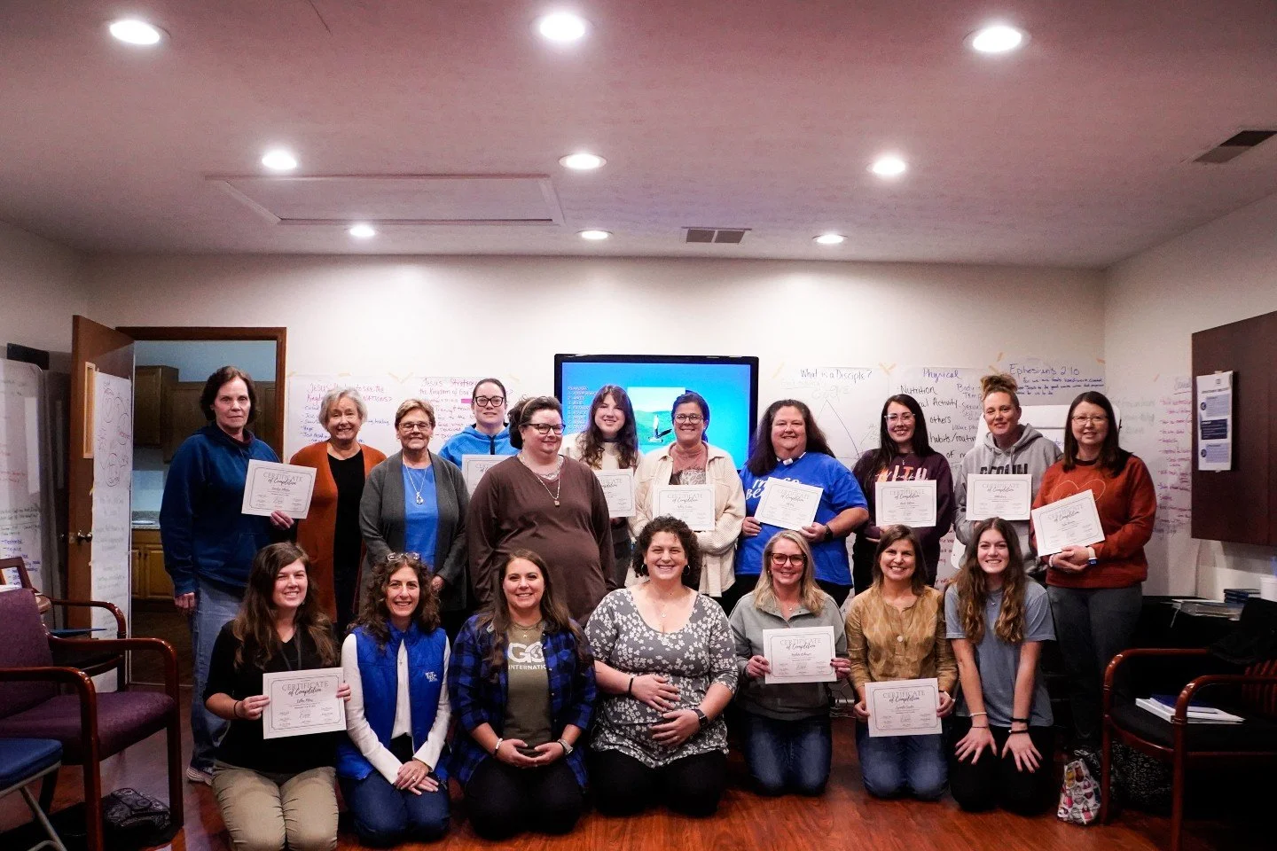 Congratulations to our newly certified GO EquipHer Trainers!!🥳

We're so excited to see how God uses all of you to further his Kingdom in your communities and around the world!

Keep prayer walking, keep stepping out of your comfort zone, keep abidi