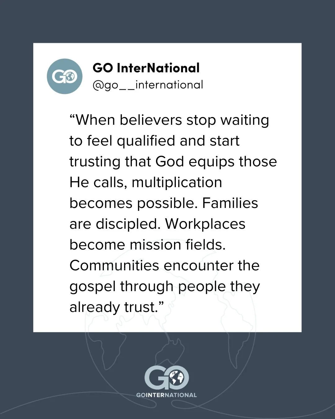 &ldquo;I&rsquo;m not ready.&rdquo;
&ldquo;I&rsquo;m not trained.&rdquo;
&ldquo;I&rsquo;m not enough.&rdquo;

These aren&rsquo;t loud objections.
They&rsquo;re quiet assumptions.
And they shape how the Church grows.

In our newest blog, When Burdens G