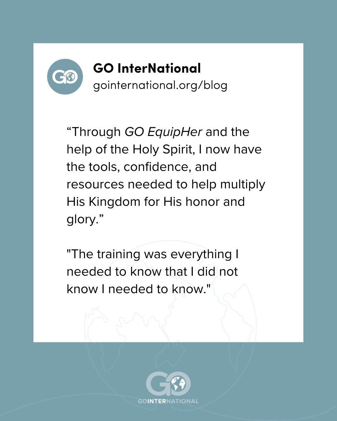 Ever feel like you have the heart to serve, but you&rsquo;re just missing the roadmap? 🗺️

Lee Aren Brown felt that same nudge. She stepped into our training thinking she was just "checking it out," and walked away with a completely new le