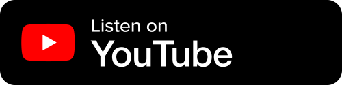 YouTube logo with text 'Listen on YouTube'