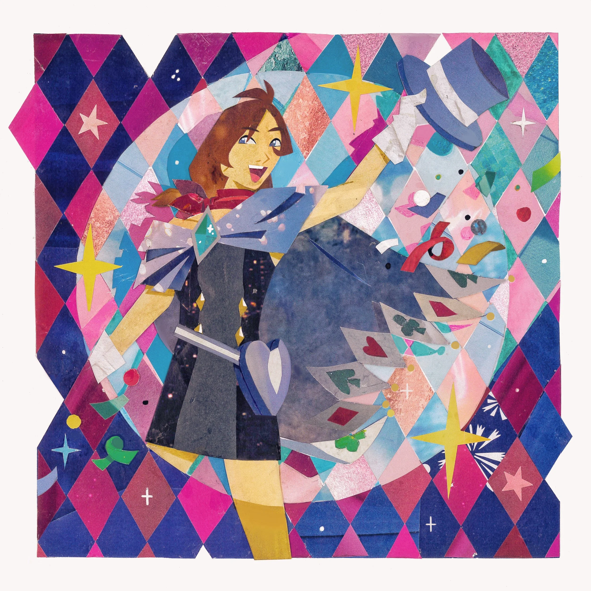 Trucy Wright Collage Print