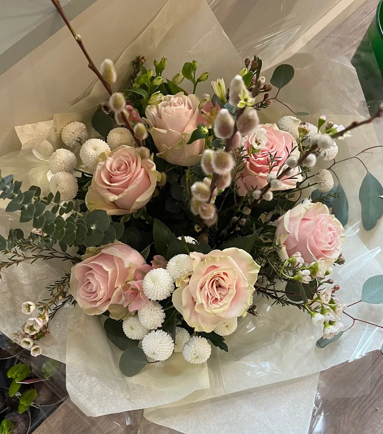 Classic Pink Rose Bouquet