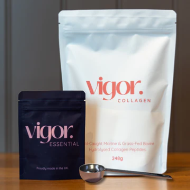 Collagen supplement product used in ecommerce ads case study