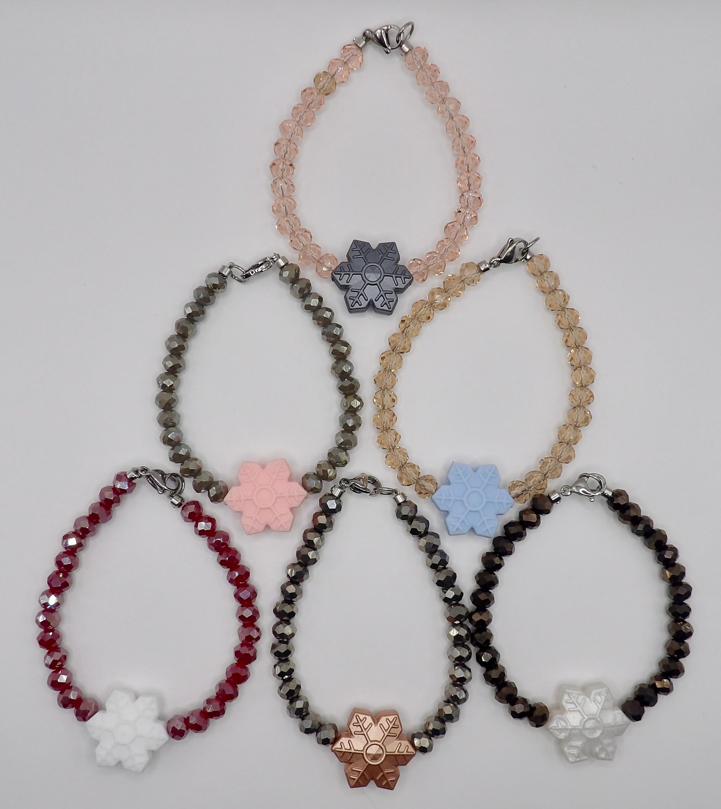 high-resolution editorial shot of the winter sparkle bracelet on a cool, neutral background to showcase its brilliance.