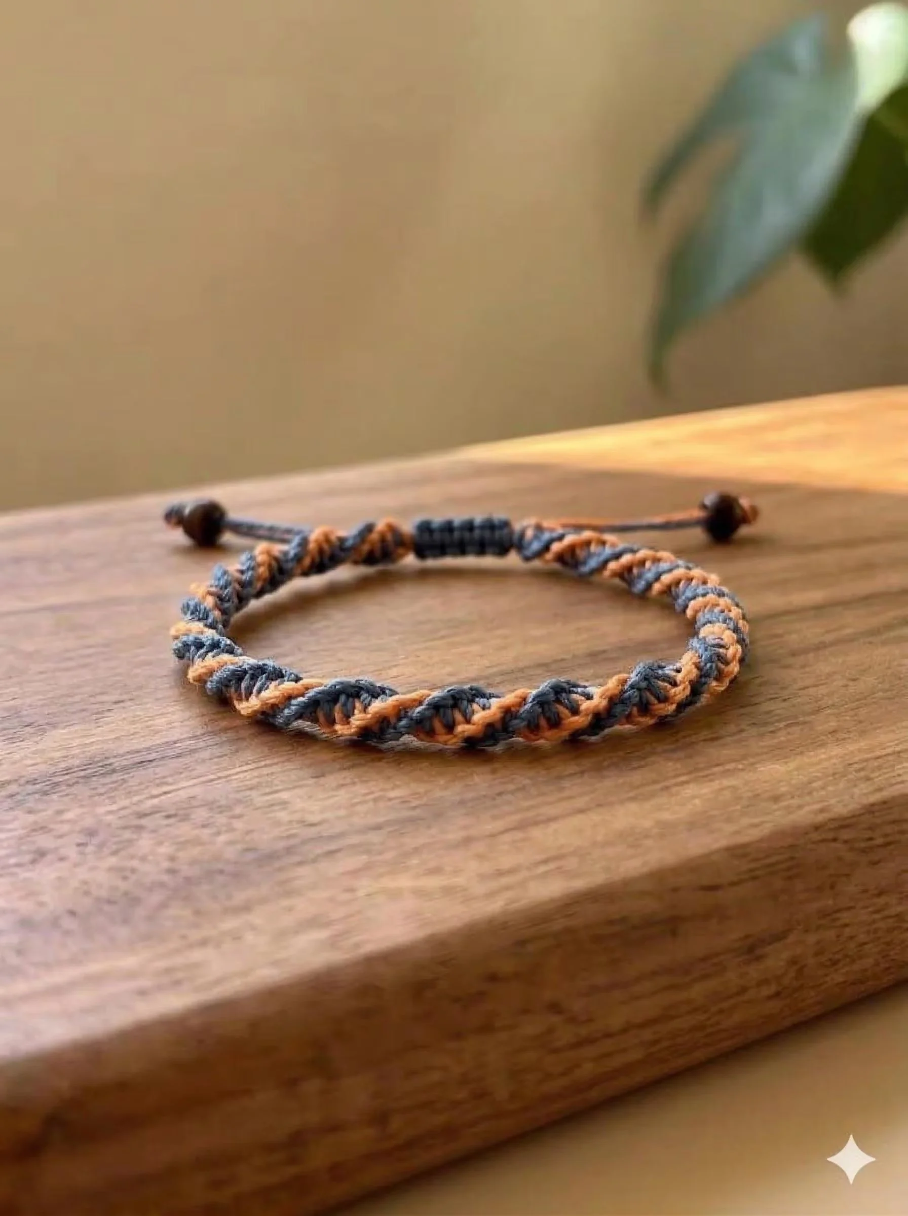 the active minimalist bracelet | twisted macramé | customizable colors | adjustable + waterproof