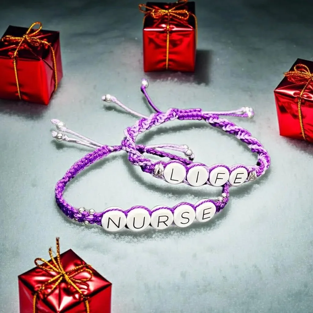 handcrafted gemstone and macramé stack designed as a symbolic "healer’s heartbeat" for caregivers and intuitive souls.