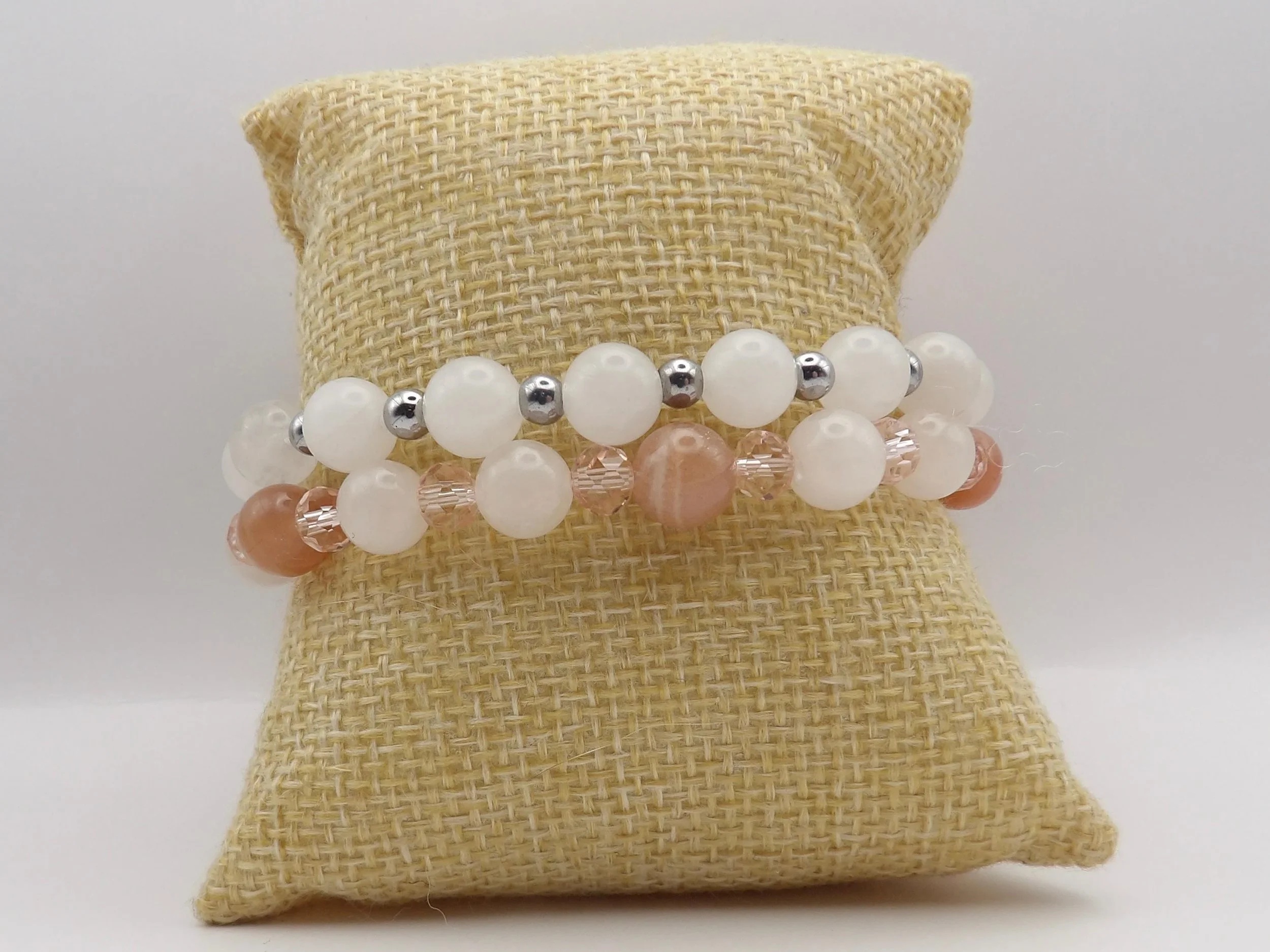 an intentional gemstone anchor set handcrafted with premium natural minerals for a sophisticated, layered look.