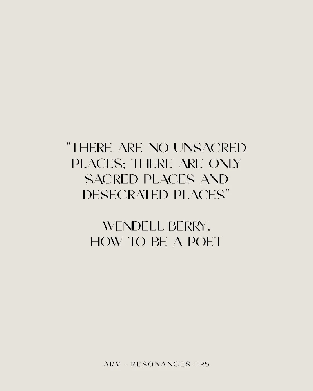 ARV 25 - Wendel Berry