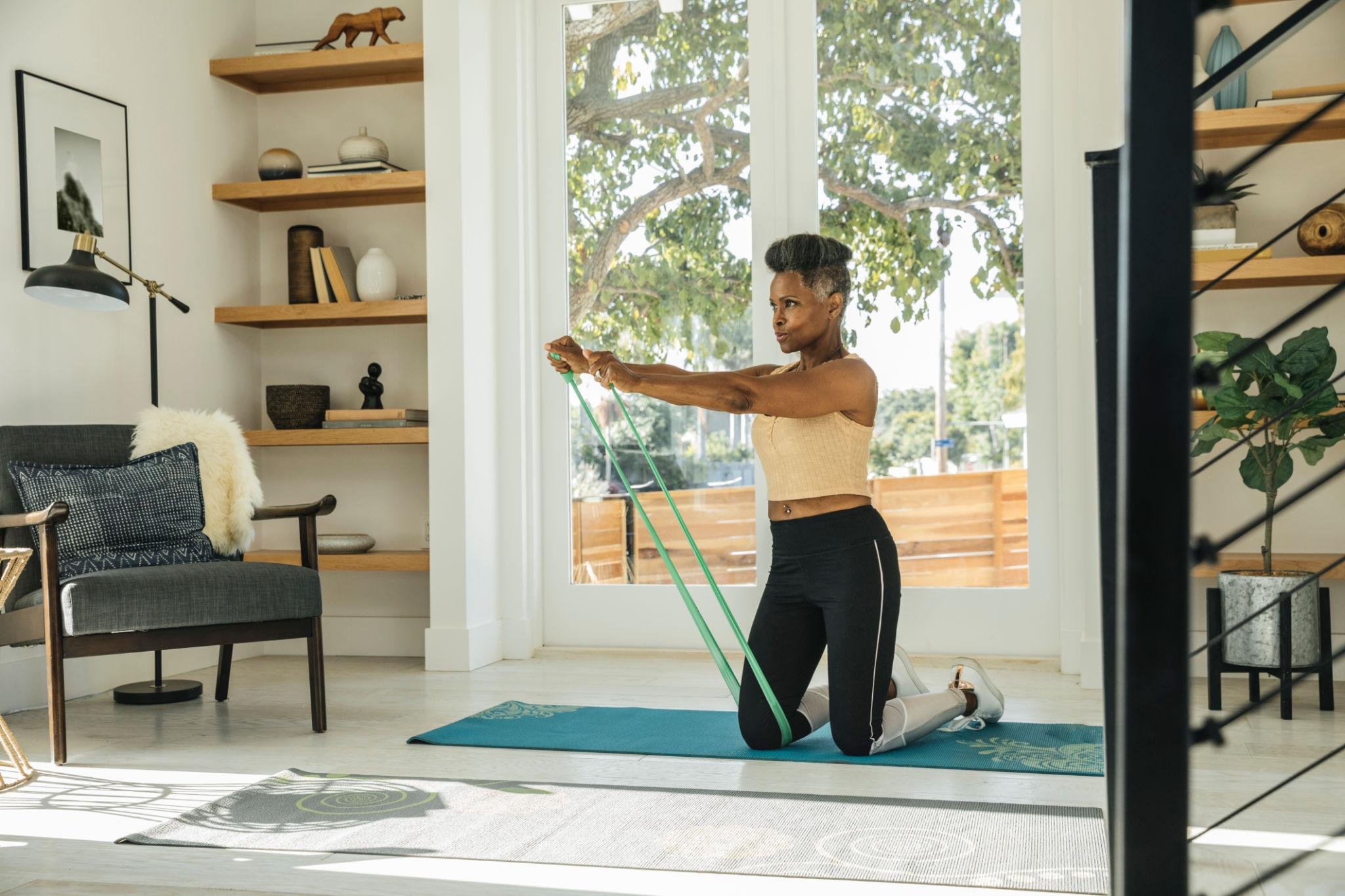 Strength training to support healthy joints during menopause.