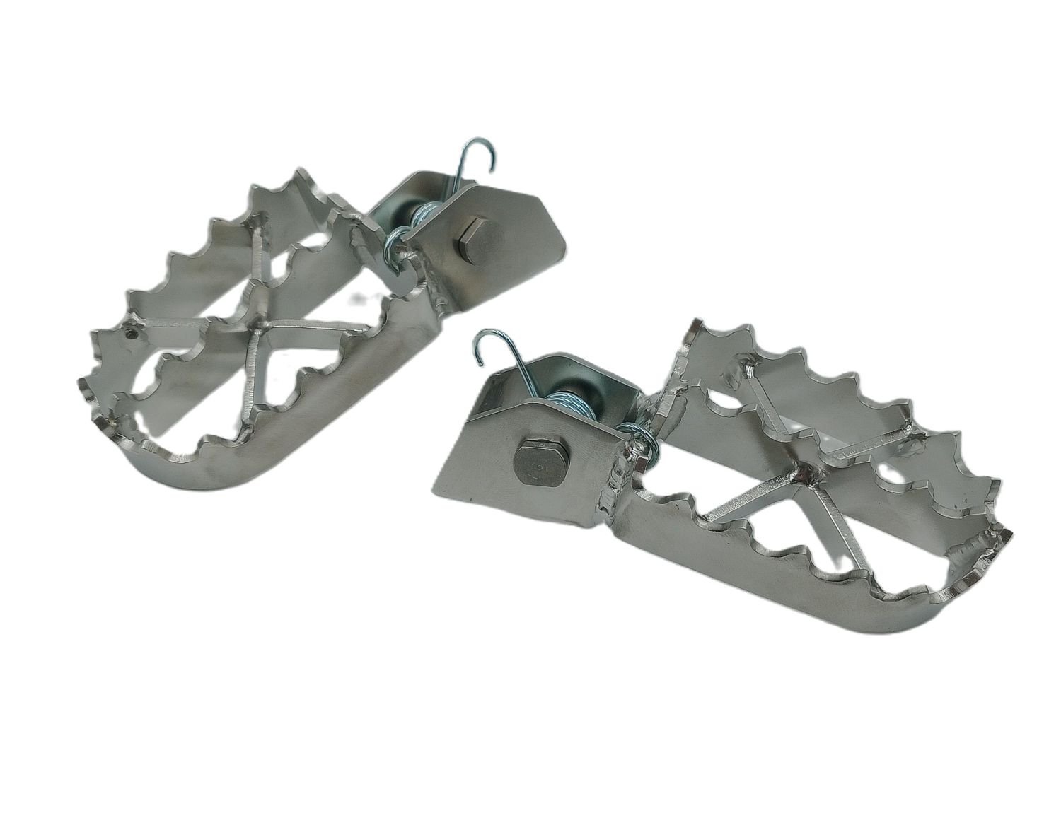 CZ Footpeg set Polished stainless steel.