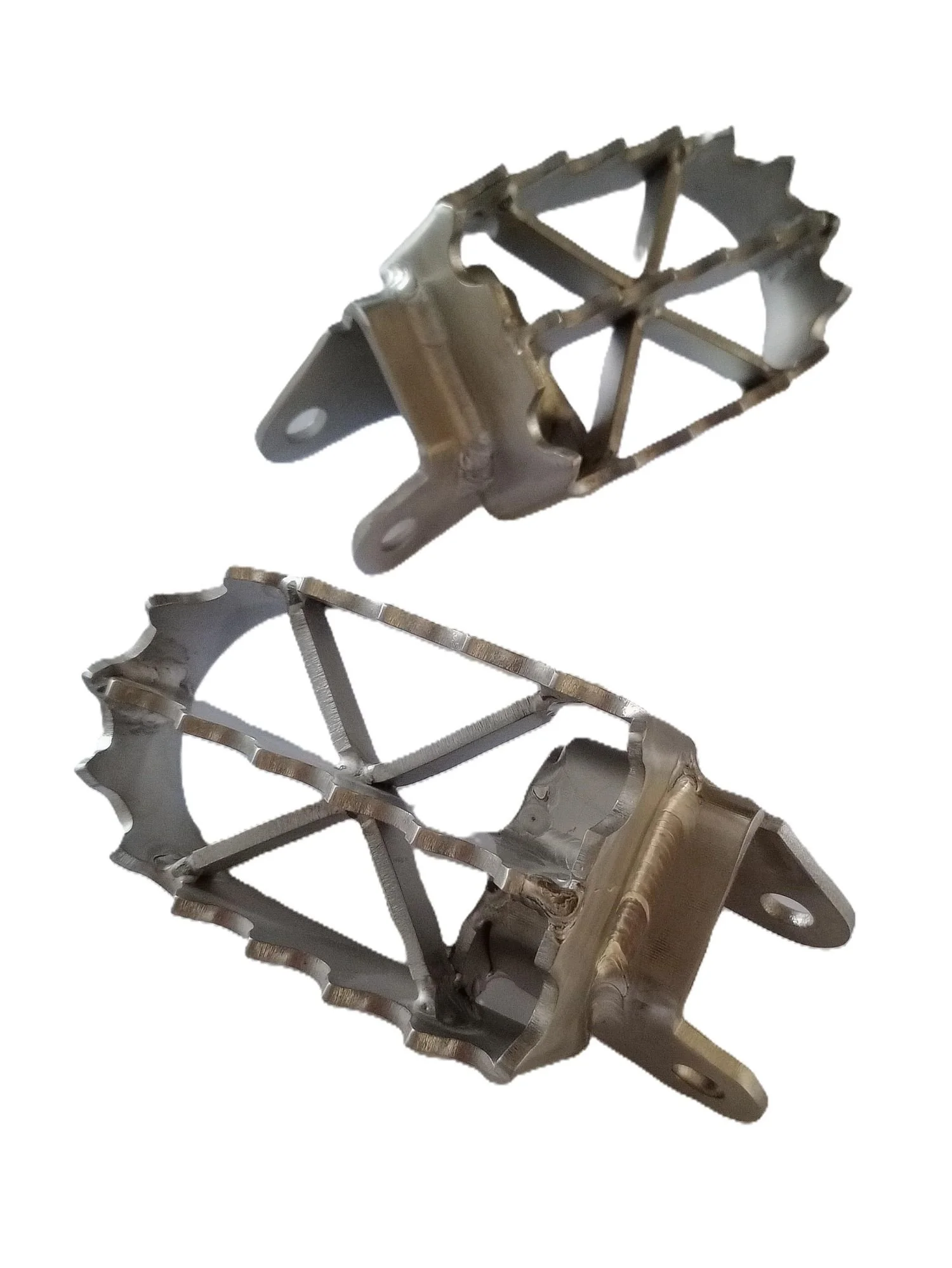 Husky Footpeg set Polished stainless steel.