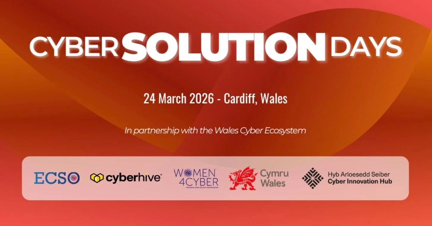 Our CEO @david.bailey66 is in Cardiff today for ECSO Cyber Solution Days &mdash; our first time at this event, attending as part of the @becc_estonia delegation. 🏴󠁧󠁢󠁷󠁬󠁳󠁿

The theme is AI and resilient digital futures, which is right at the hea