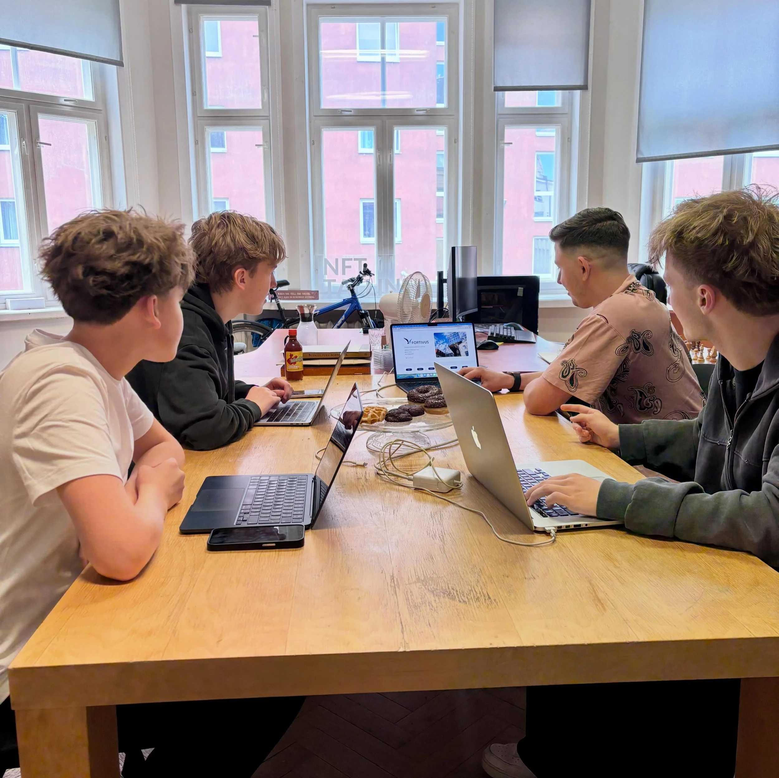 Huge thanks to our work experience students from Tallinn European School this week, mentored by Fortivus CFO @sandergansen.

They hit the ground running: website updates, social media graphics, AI-assisted research for our case studies, and four new 