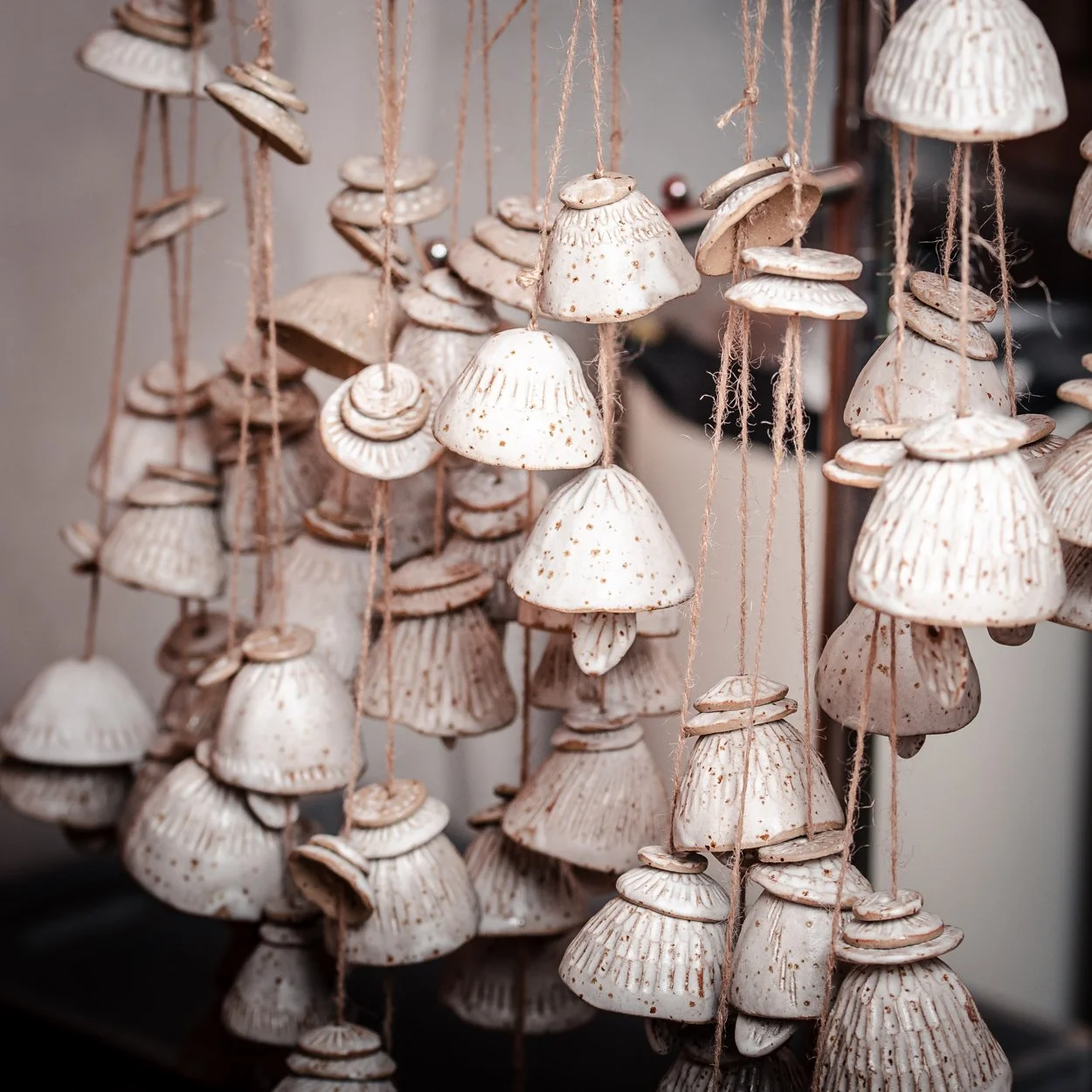 unikatna notranja dekoracija zvončki 