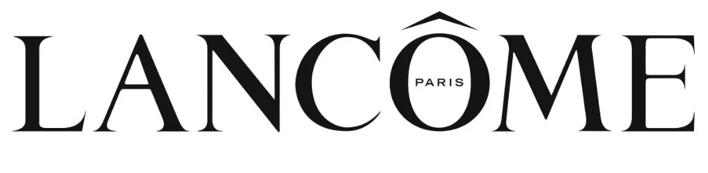 Lancôme logo with the word Paris inside a circle above the letter E