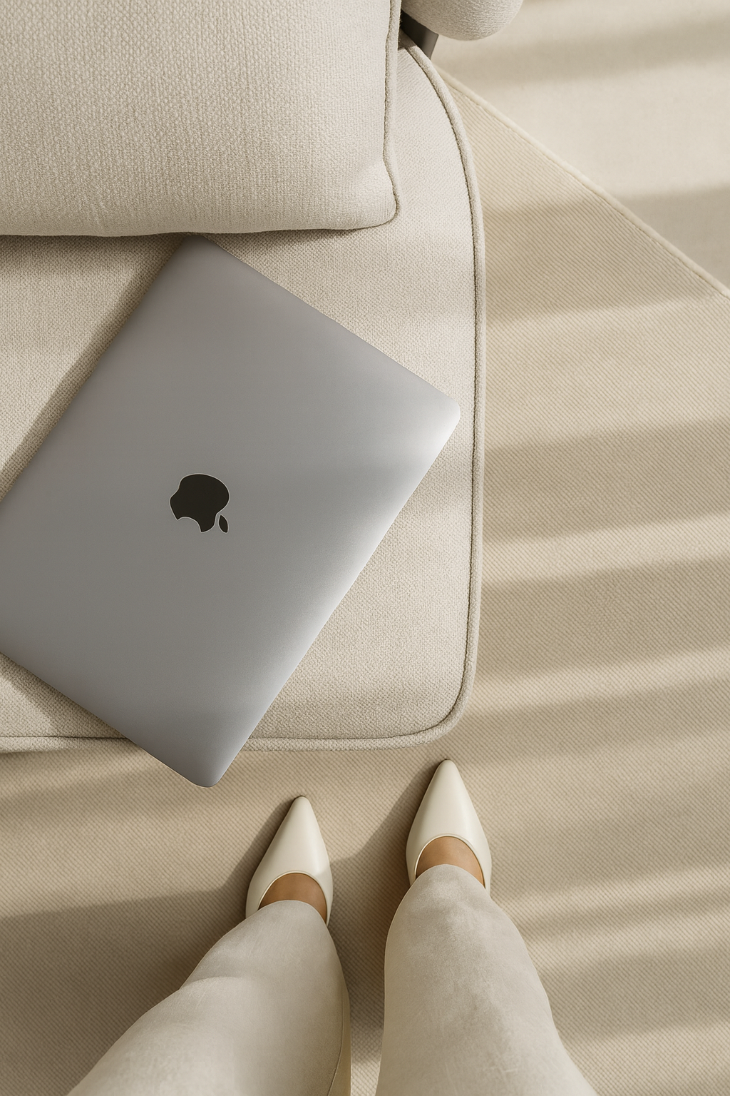 Connect & Co business photo shoot, mac book