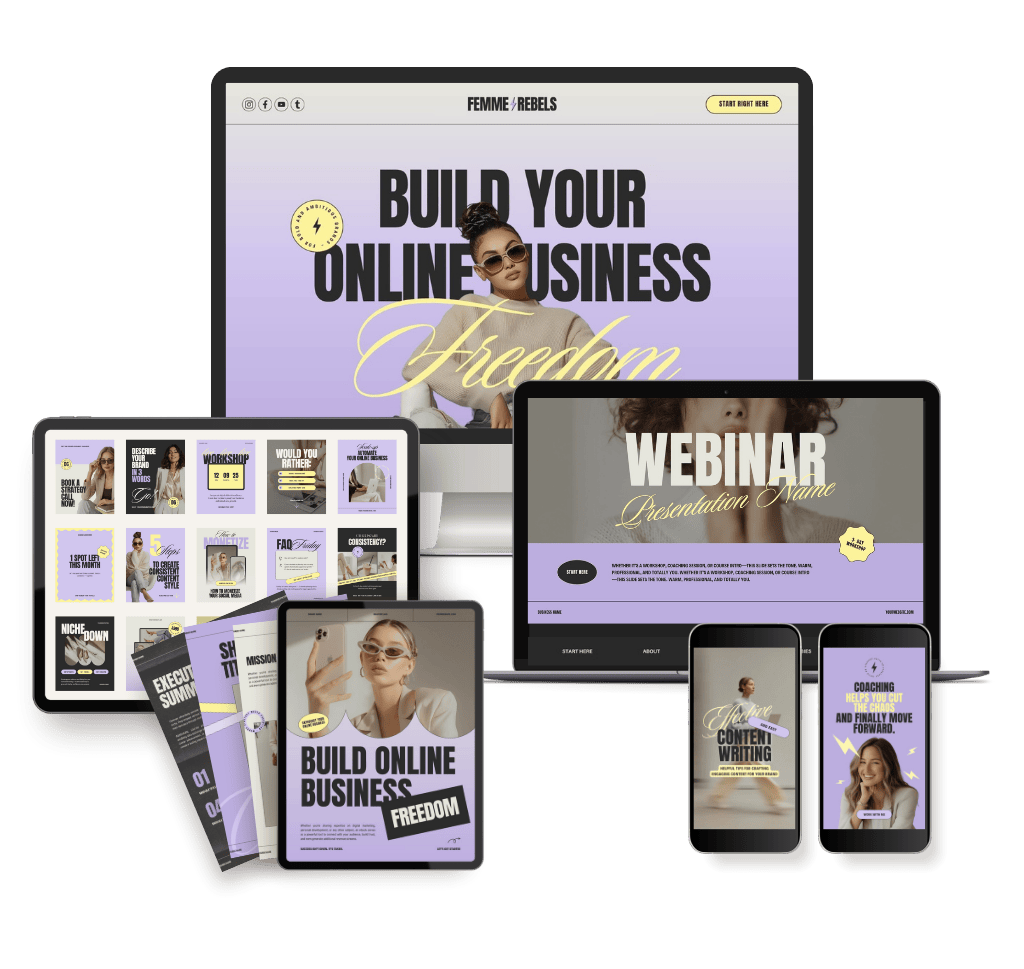 Hanah │ Canva Course creator Bundle