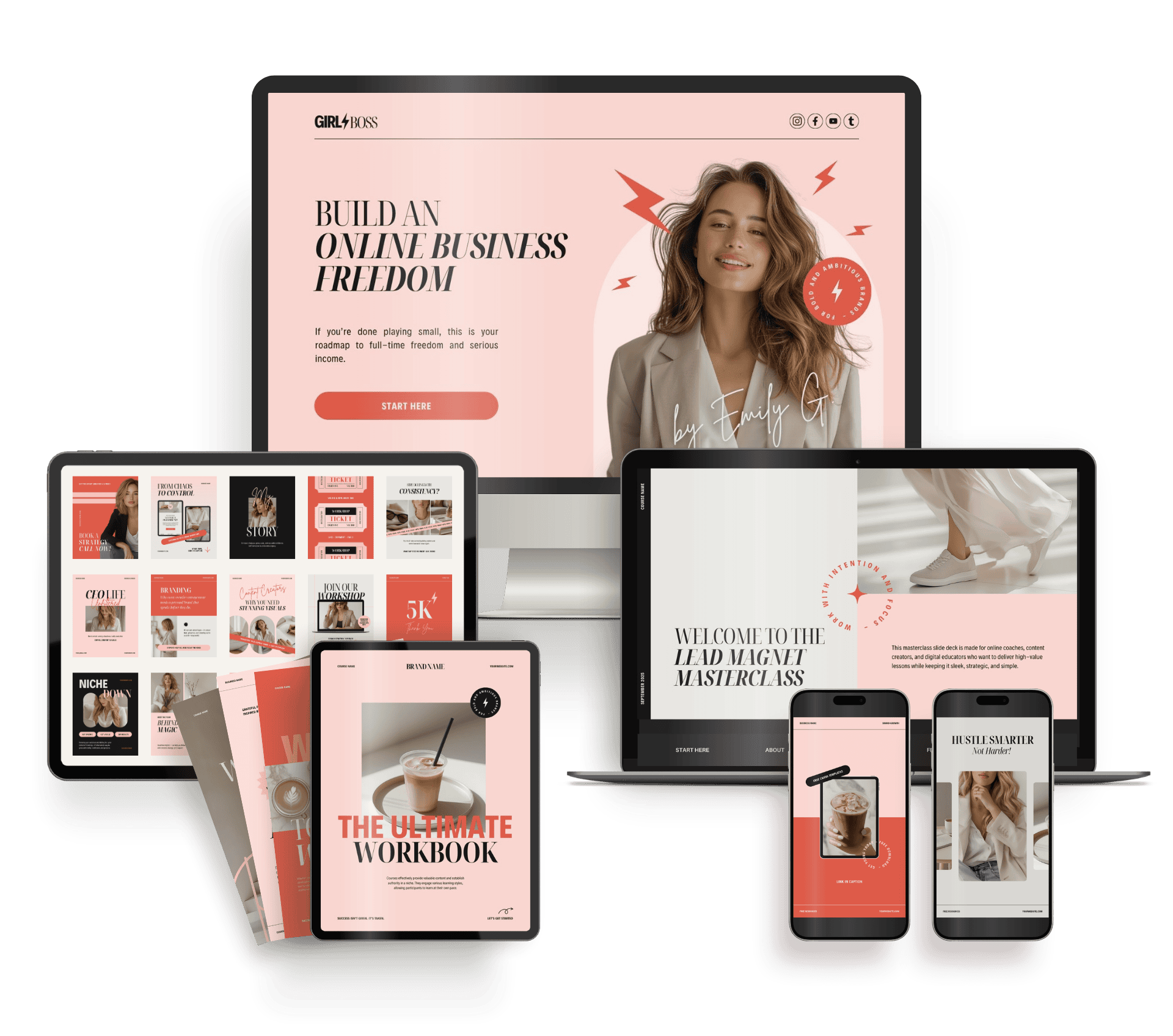Emily │ Canva Course creator Bundle