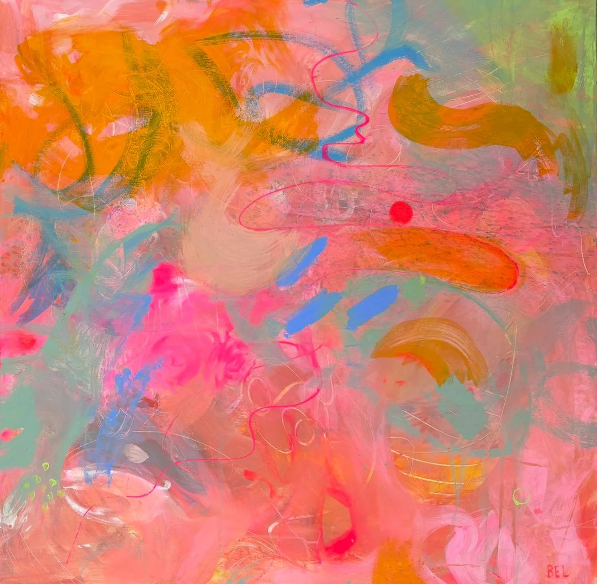 abstract painting by bel fox