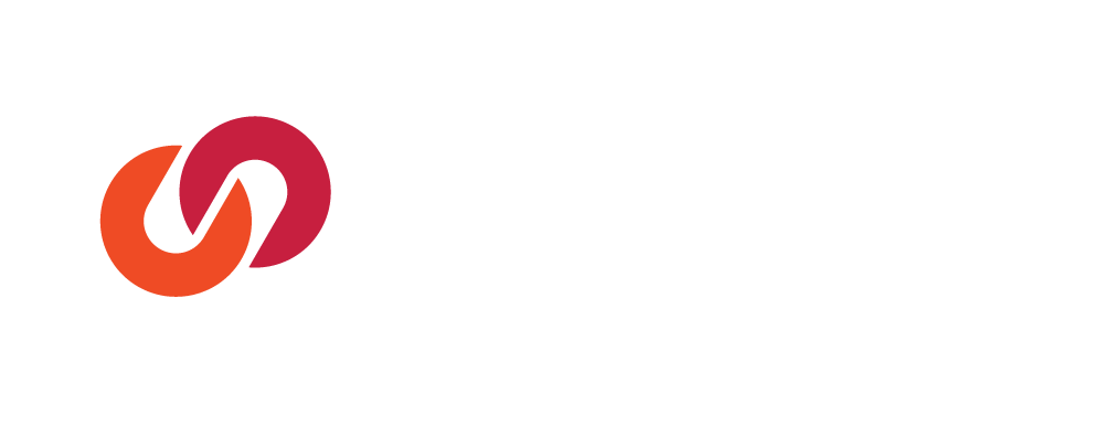 Cooper Lighting Solutions logo with an orange and maroon intertwined icon and white text on a black background.