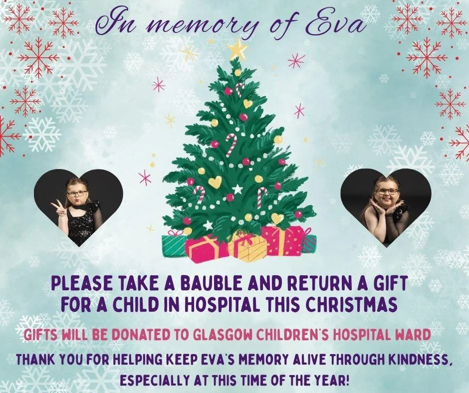 In Memory of Eva ✨ 

This year, we&rsquo;ve placed a Gift Tree in the studio to honour and remember our beautiful Eva.

We&rsquo;re inviting our Forefront friends and families to take a tag from the tree and purchase a gift for a child in need. 

All
