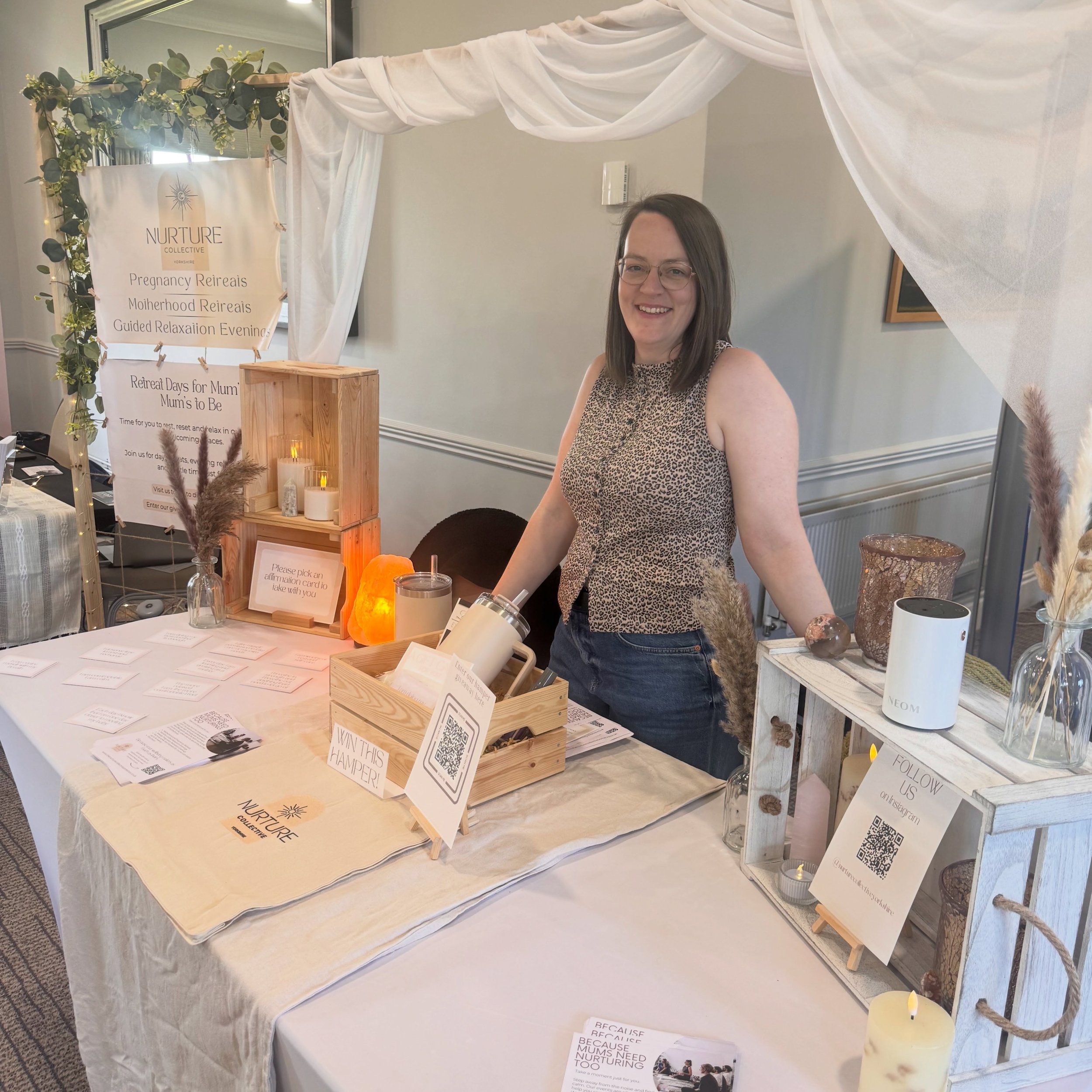 Here we are at the @yorkshirebabyshow today! 

If you&rsquo;re visiting today it&rsquo;s such a great vibe and we can tell you about our day retreats! 

Tx 

#rest #motherhood #maternity #pregnancyretreat
